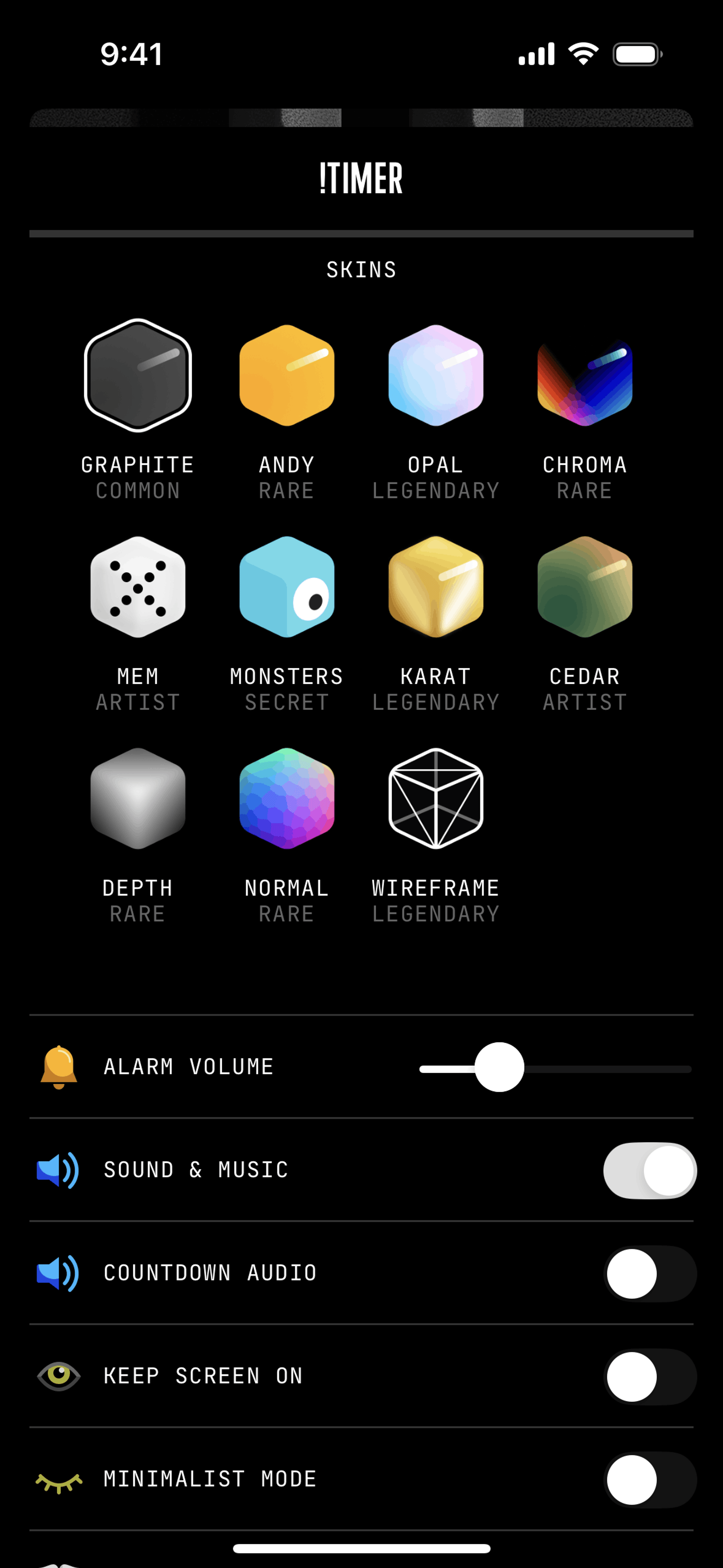 (Not Boring) Timer iOS Utilities interface screenshot 8
