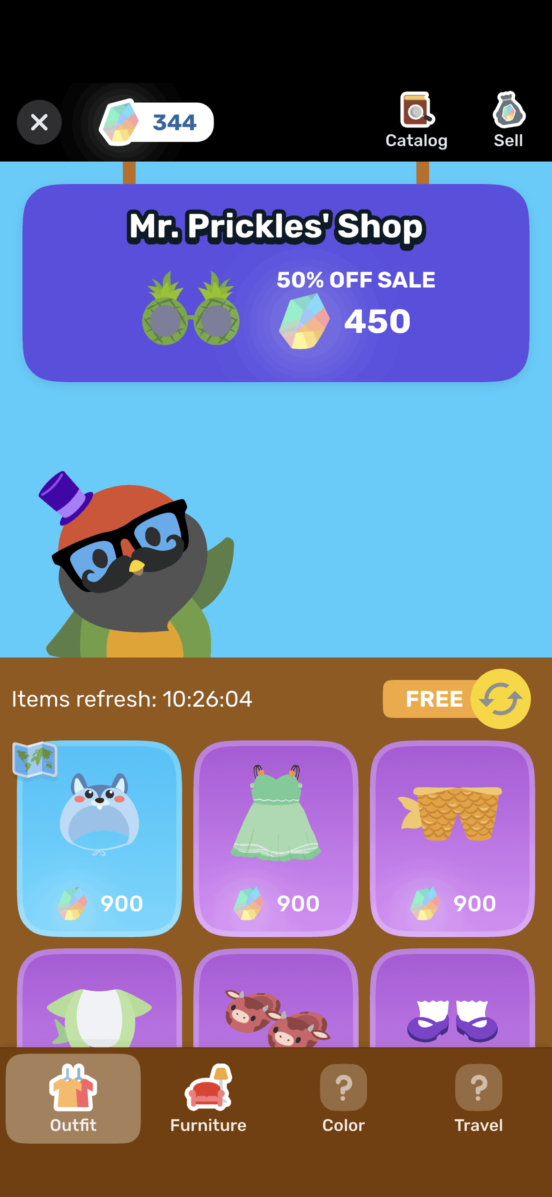 Finch iOS Health & Fitness interface screenshot 24