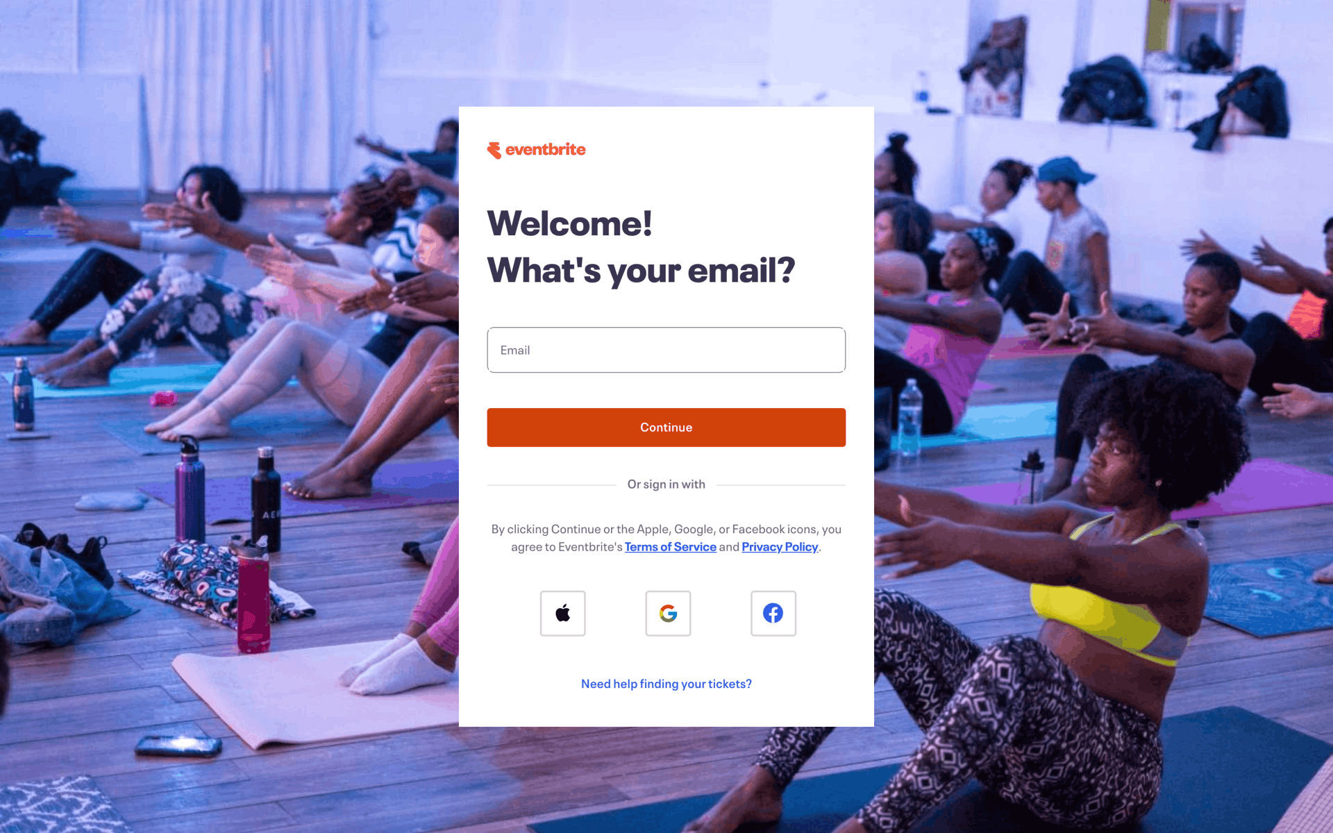 Eventbrite Web Entertainment interface screenshot 6