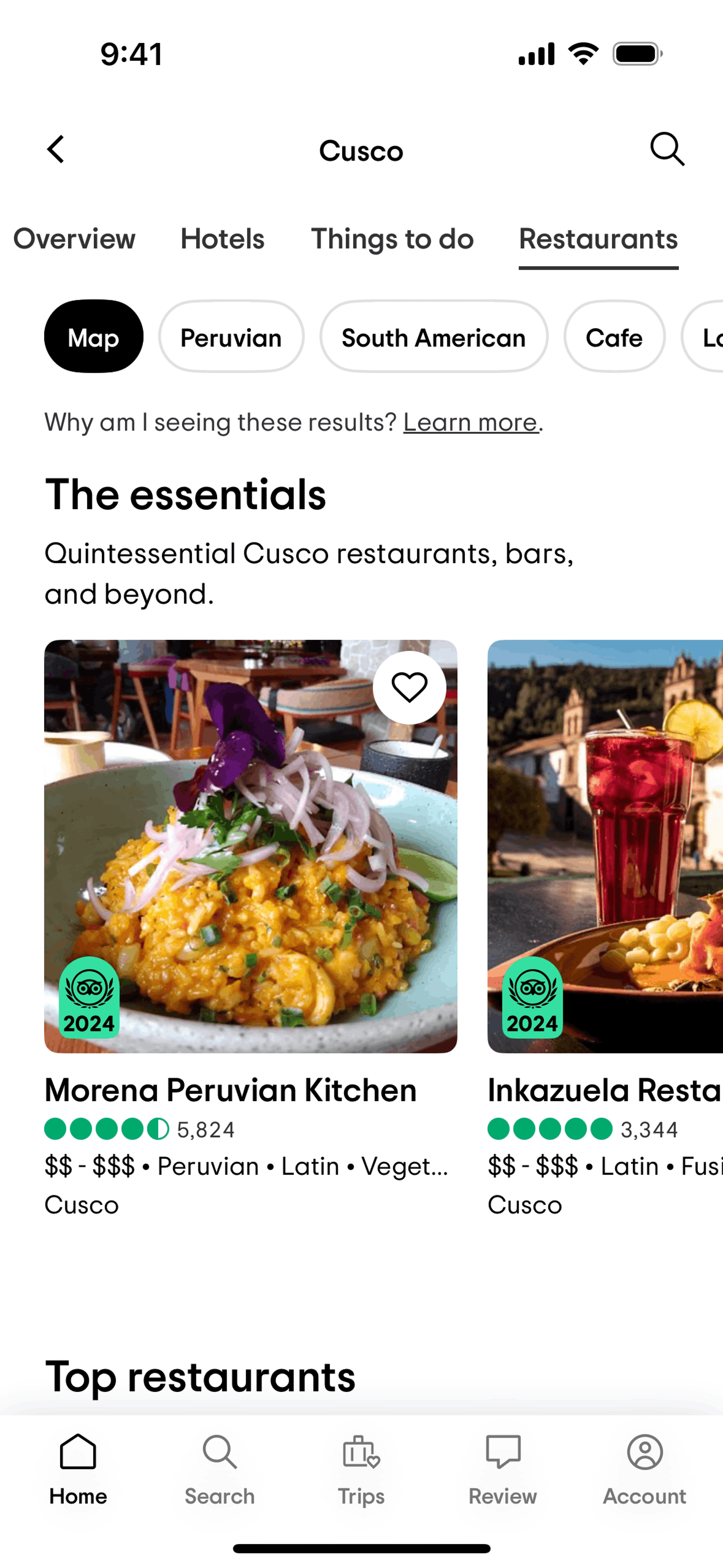Tripadvisor iOS Travel & Transportation interface screenshot 11