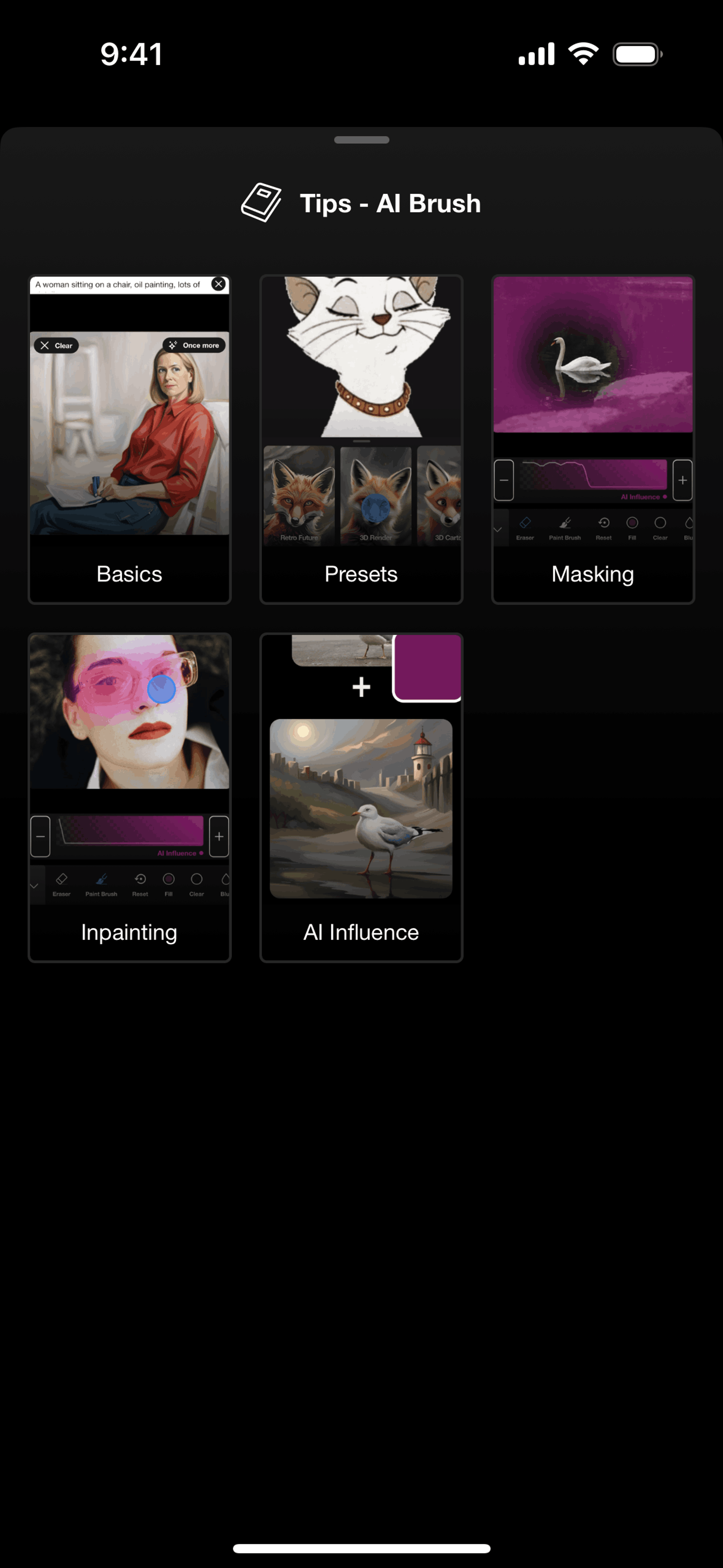 Riveo iOS Photo & Video interface screenshot 12