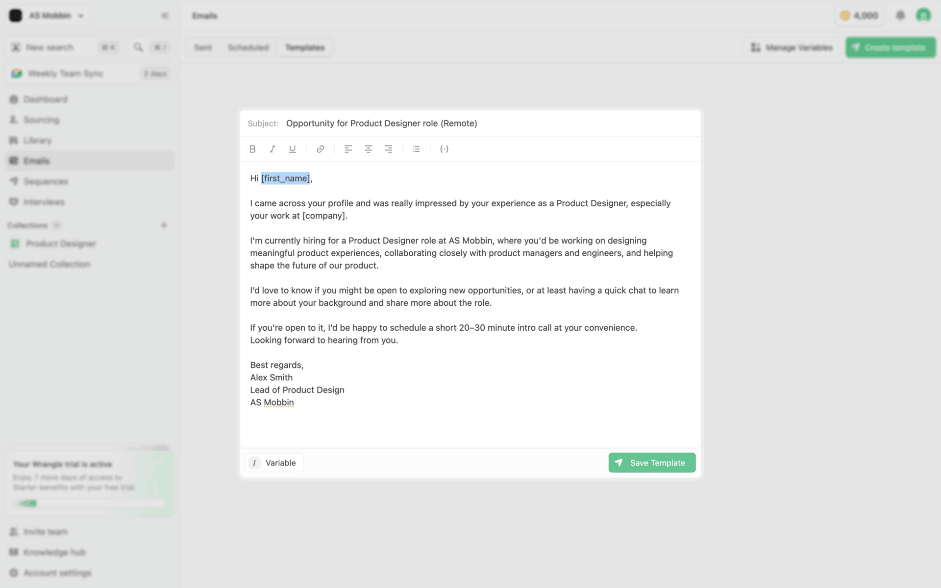 Wrangle Web AI interface screenshot 17
