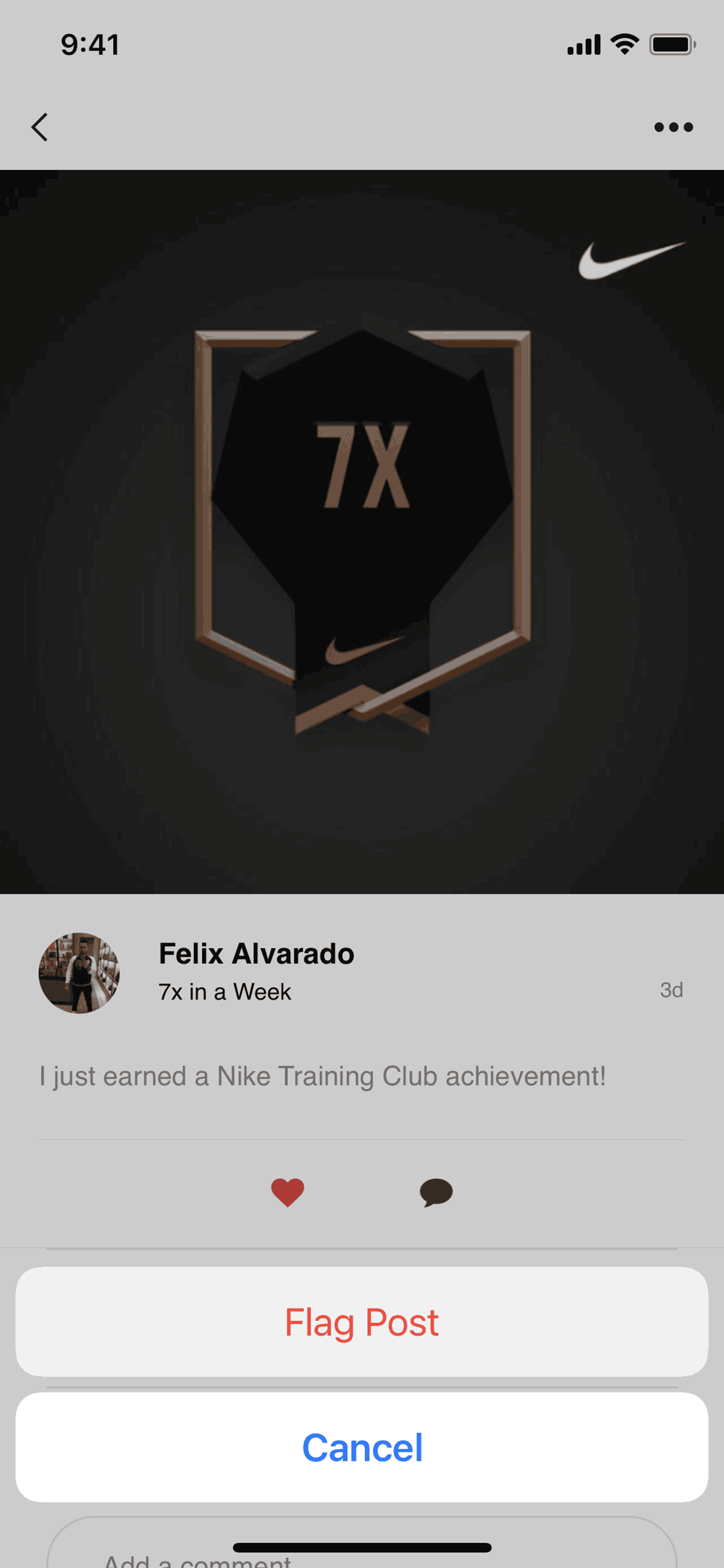 Nike Training Club iOS Health & Fitness interface screenshot 16