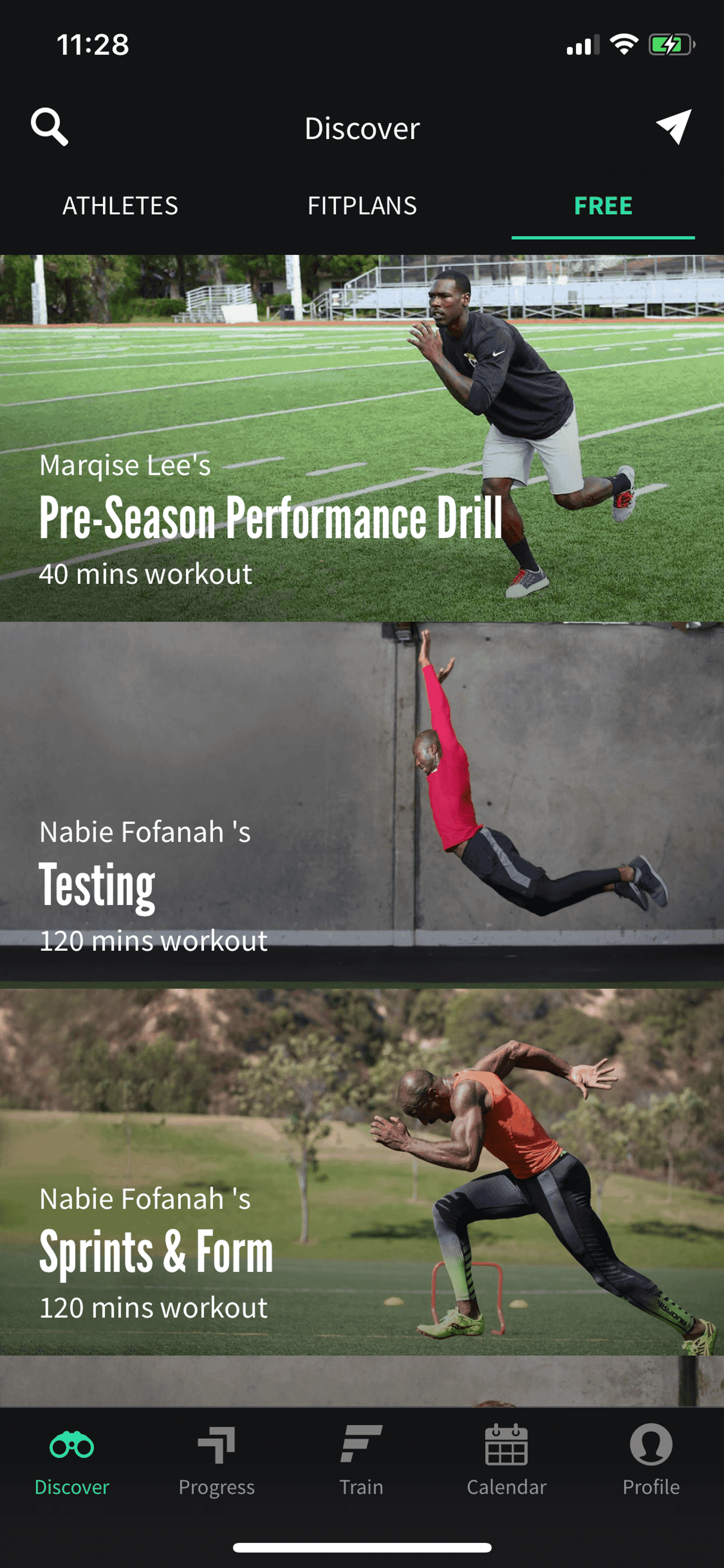 Fitplan iOS Health & Fitness interface screenshot 14
