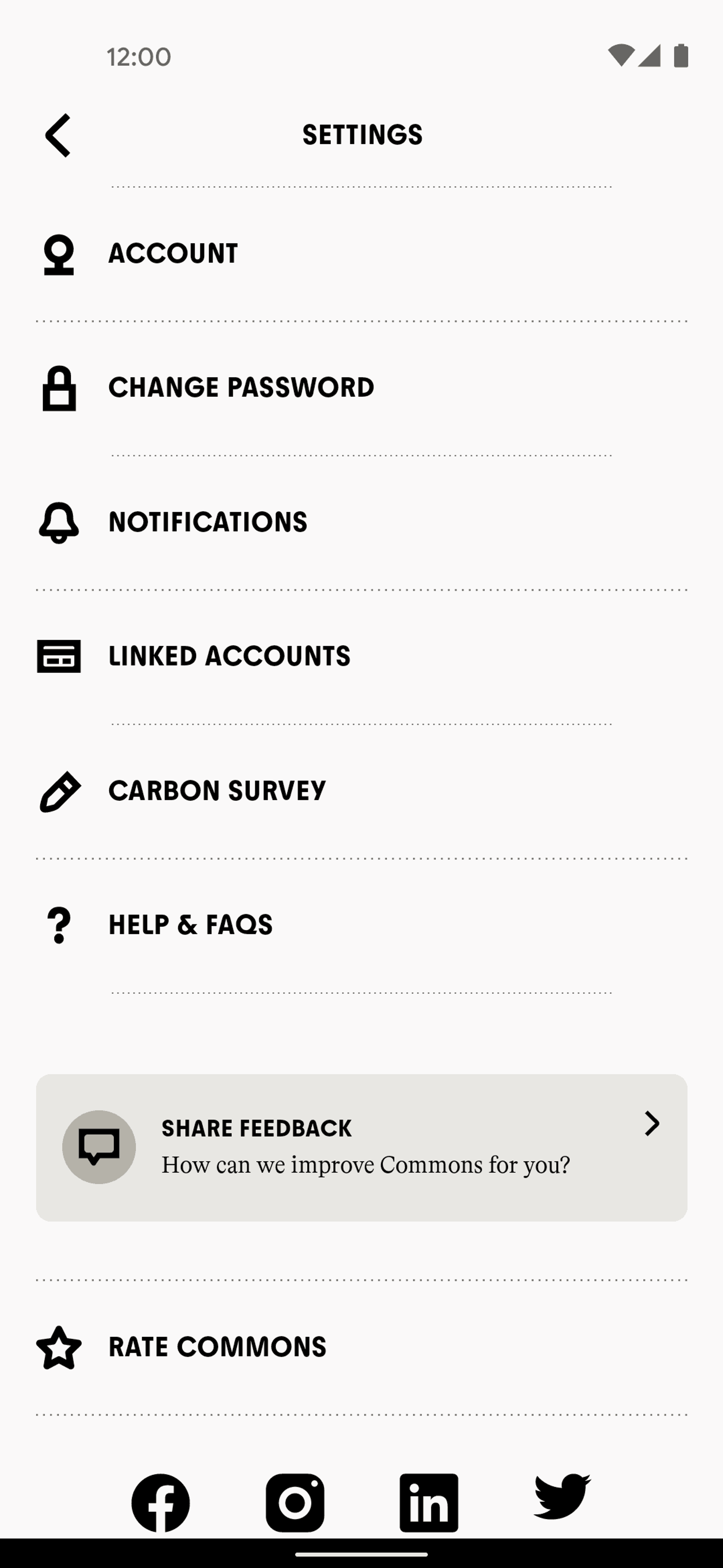 Commons Android Lifestyle interface screenshot 11