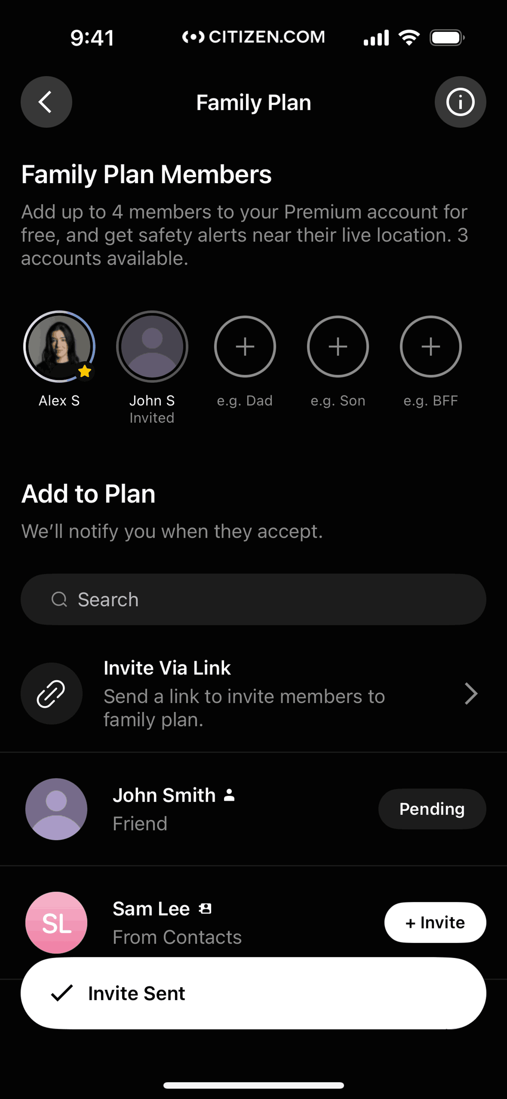 Citizen iOS News interface screenshot 8