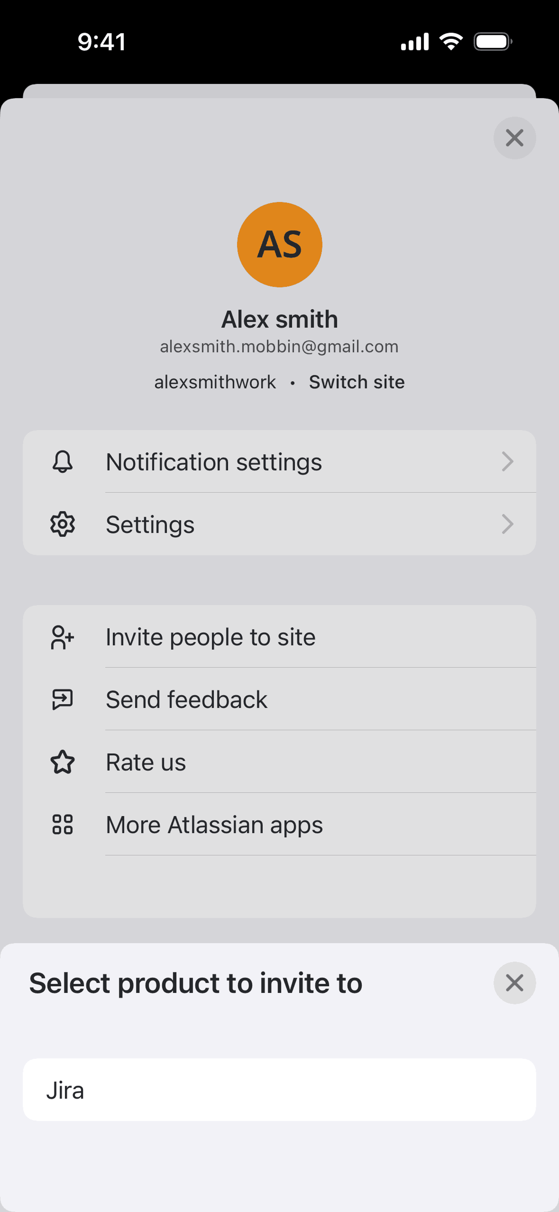 Jira Cloud iOS Business interface screenshot 20
