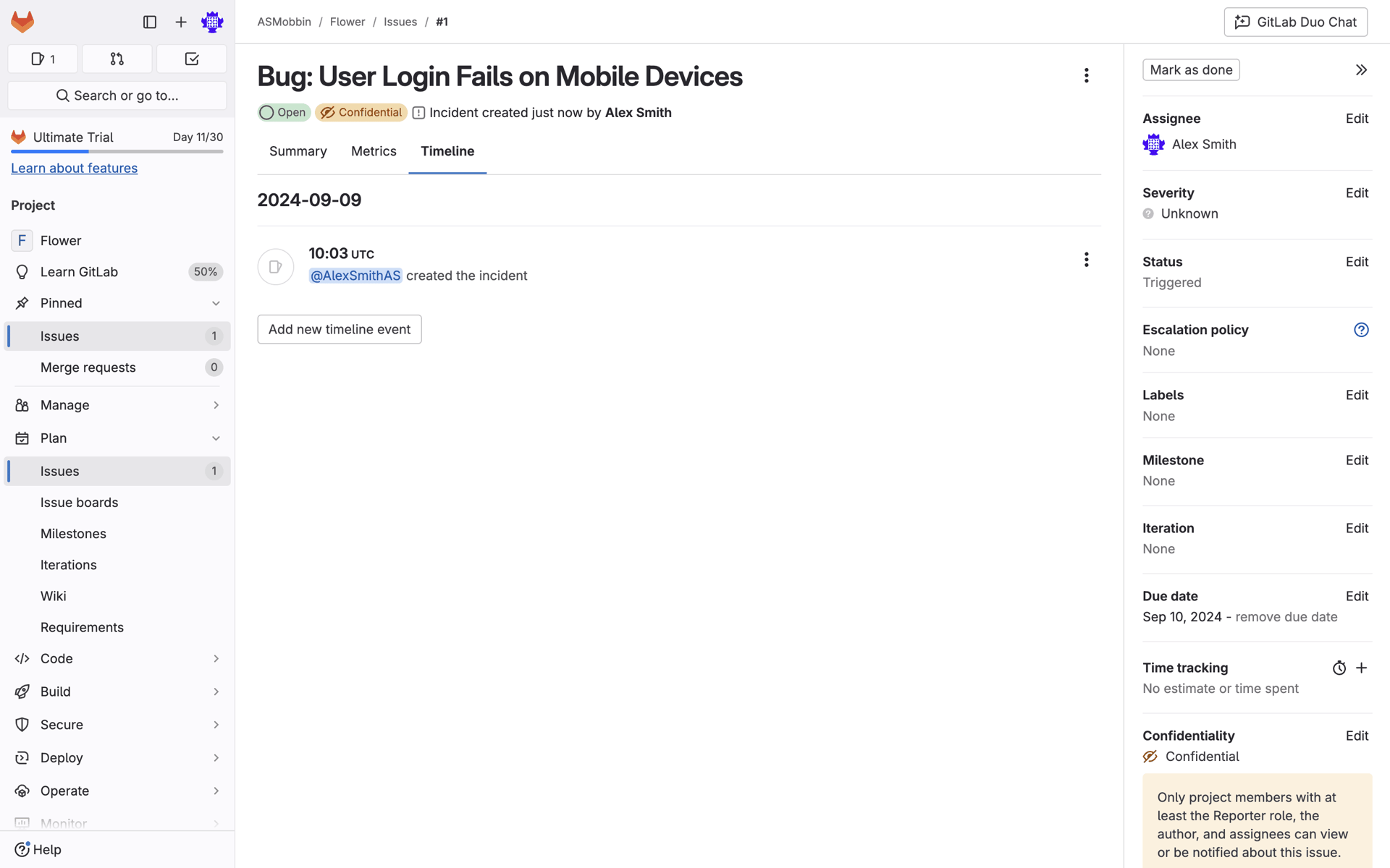 GitLab Web Developer Tools interface screenshot 11