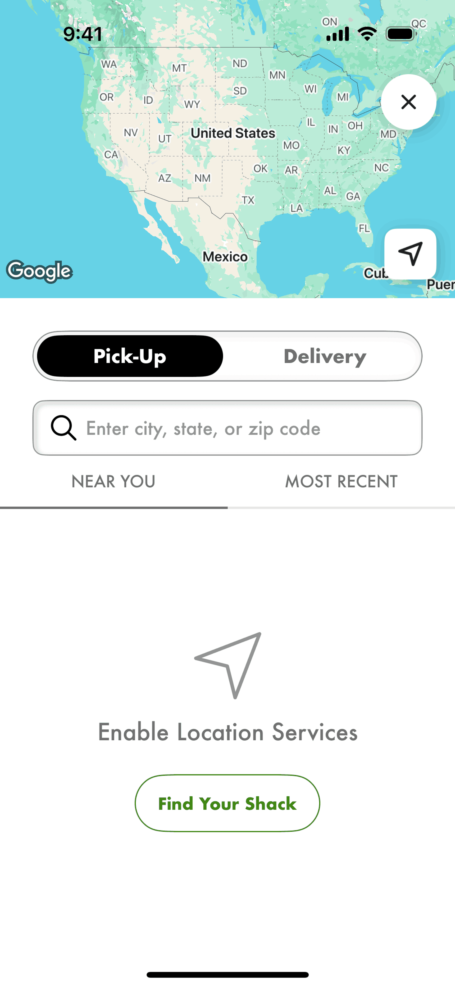 Shake Shack iOS Food & Drink interface screenshot 8