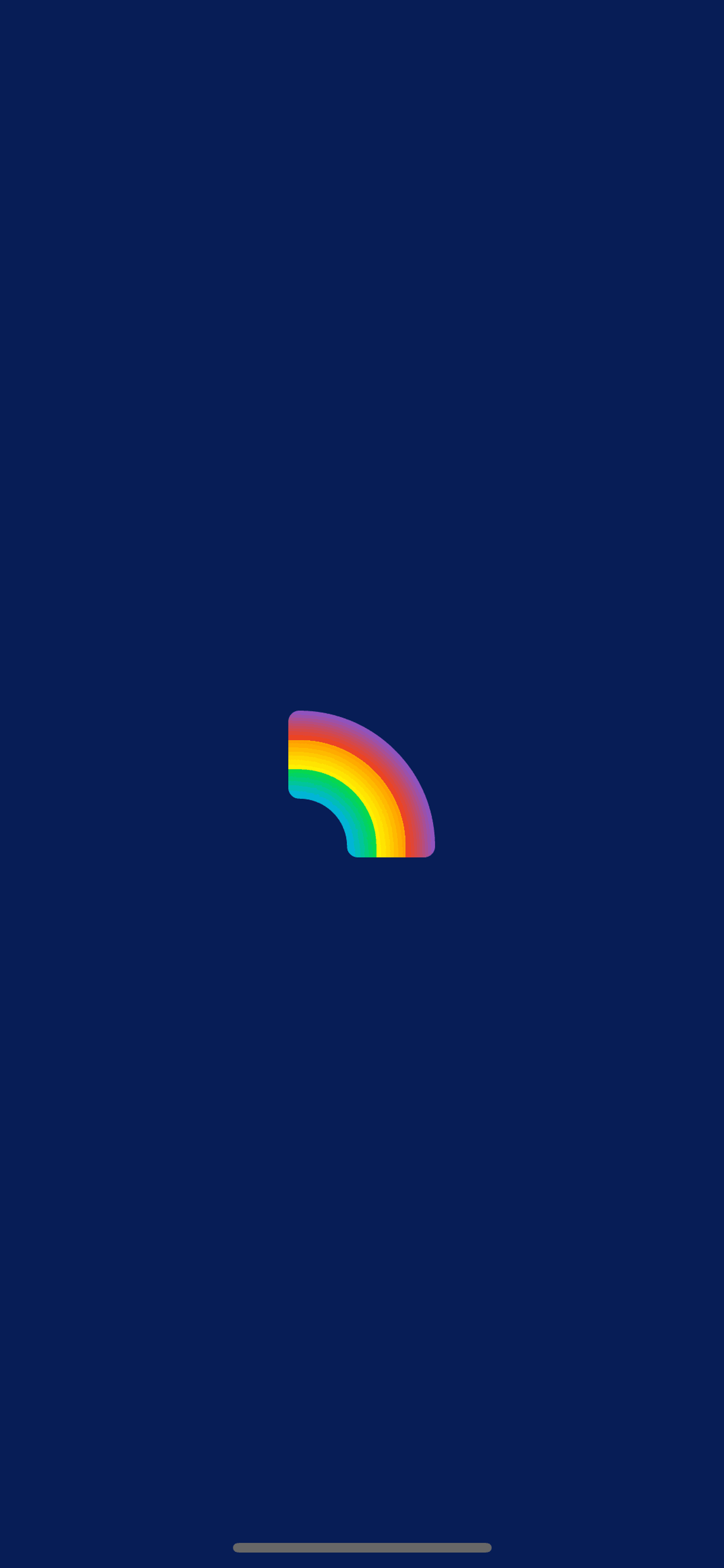Rainbow iOS Finance interface screenshot 1