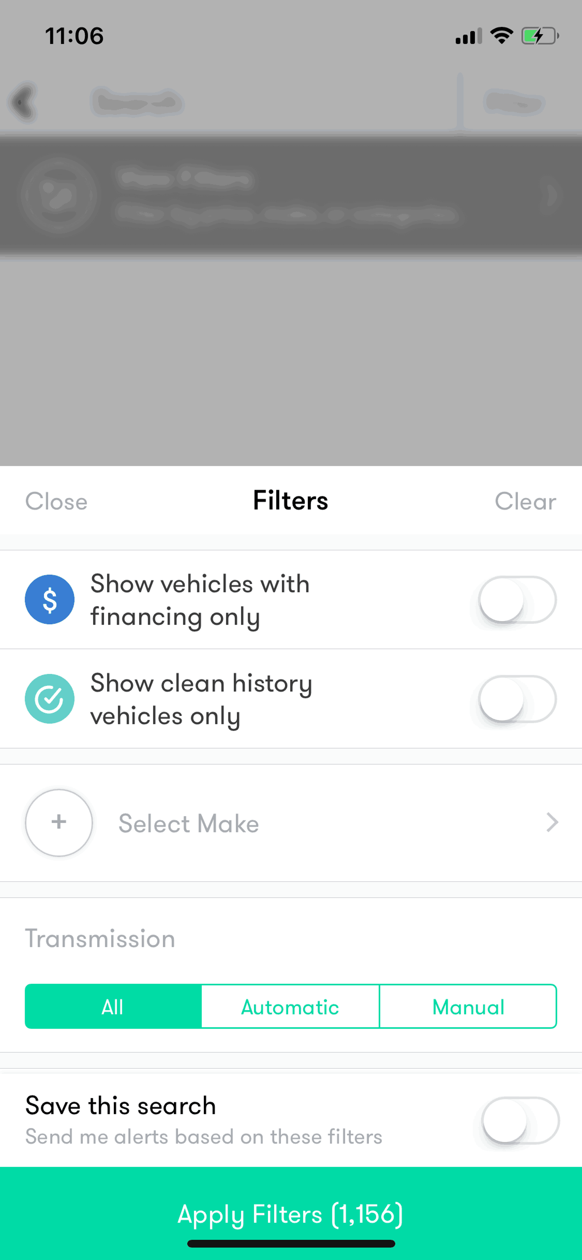 Instamotor iOS Shopping interface screenshot 8