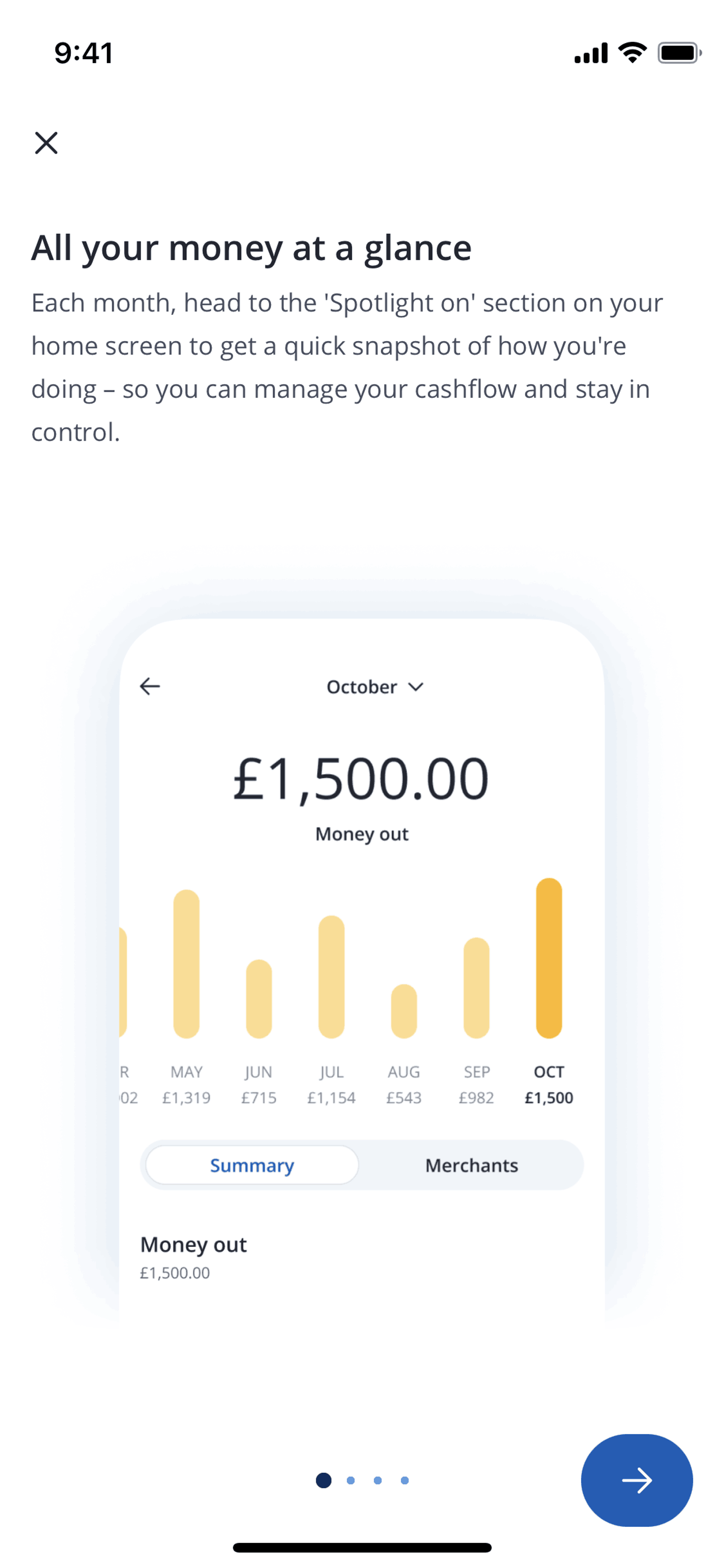 Chase UK iOS Finance interface screenshot 15