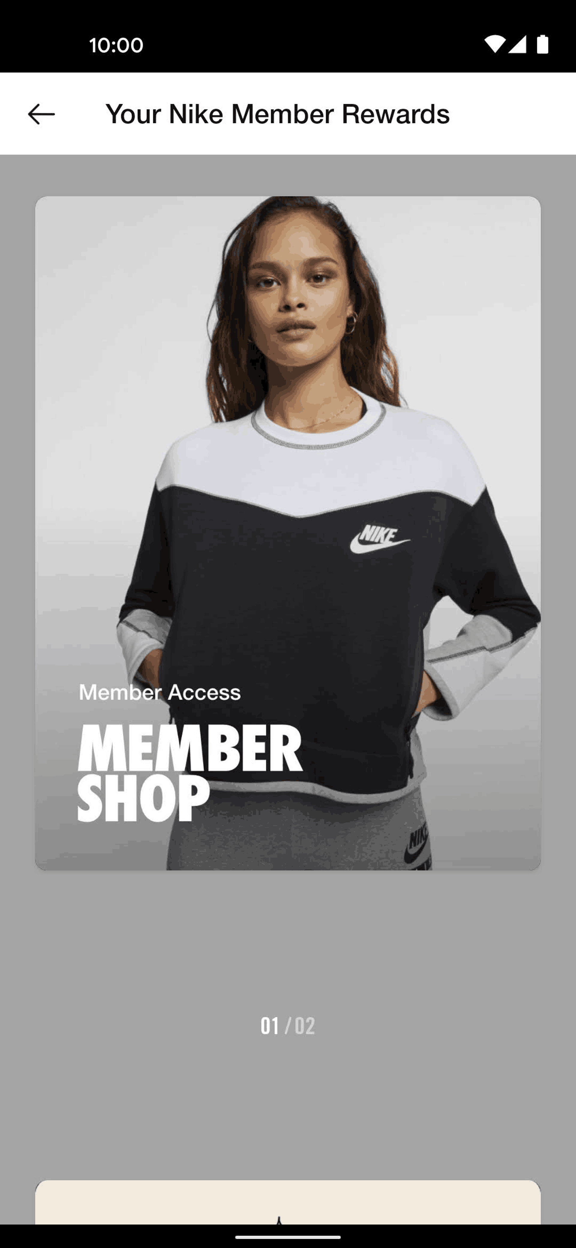 Nike Android Shopping interface screenshot 22
