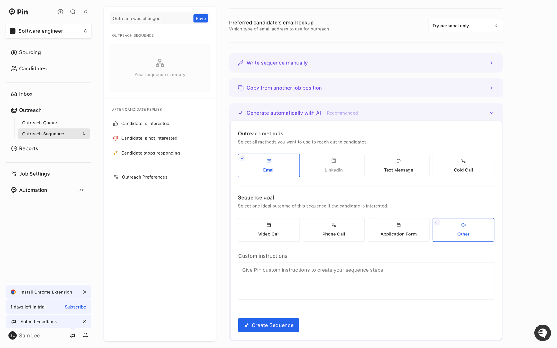 Pin Web AI interface screenshot 23