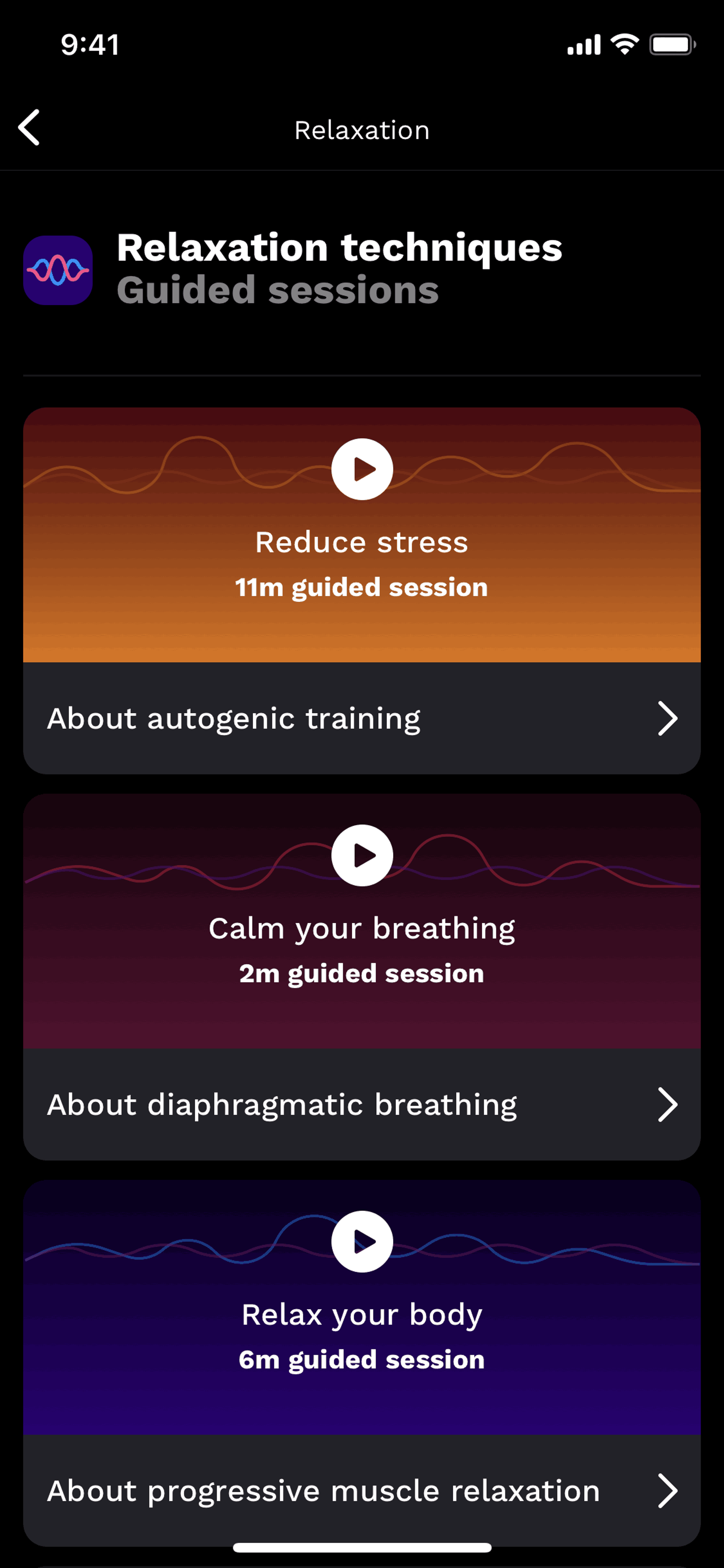 Rise iOS Health & Fitness interface screenshot 13
