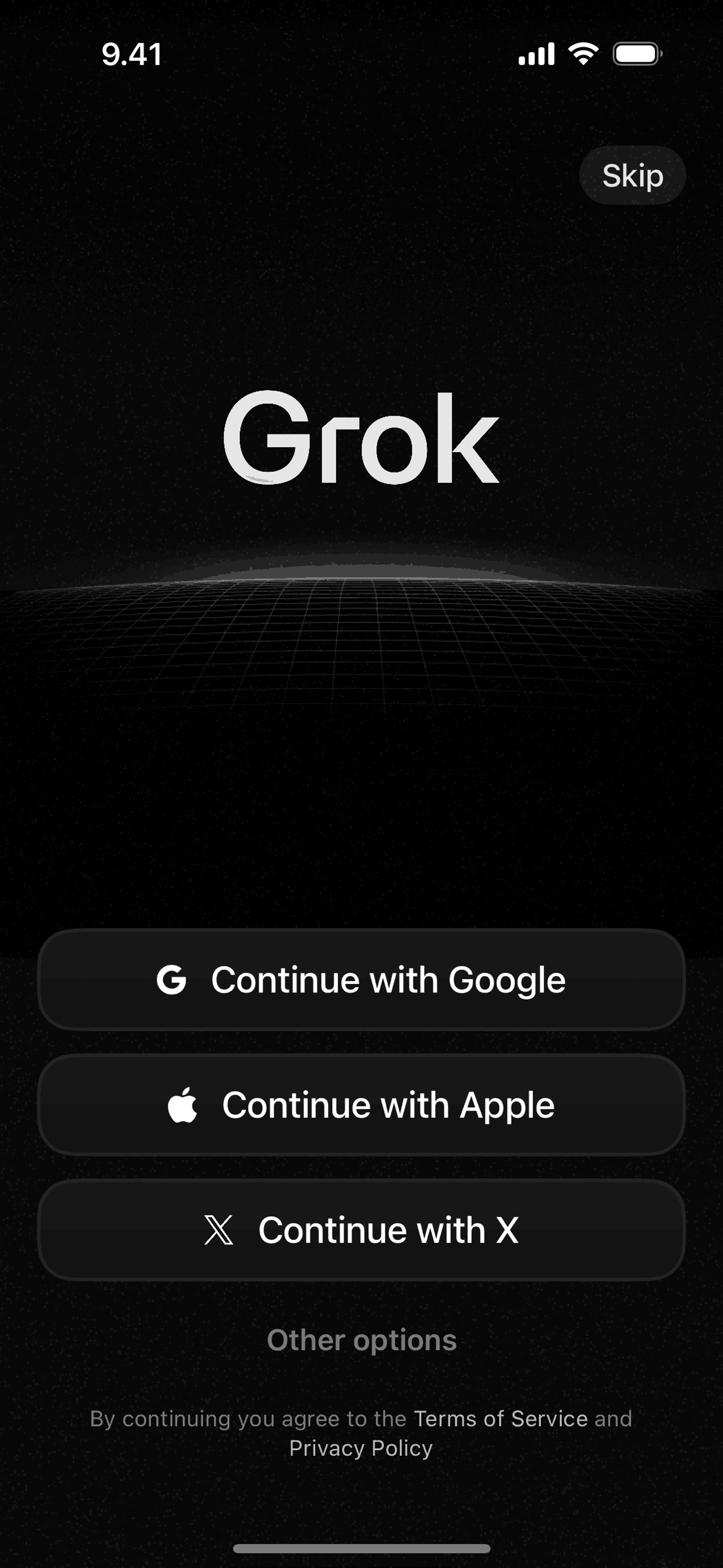 Grok iOS AI interface screenshot 6