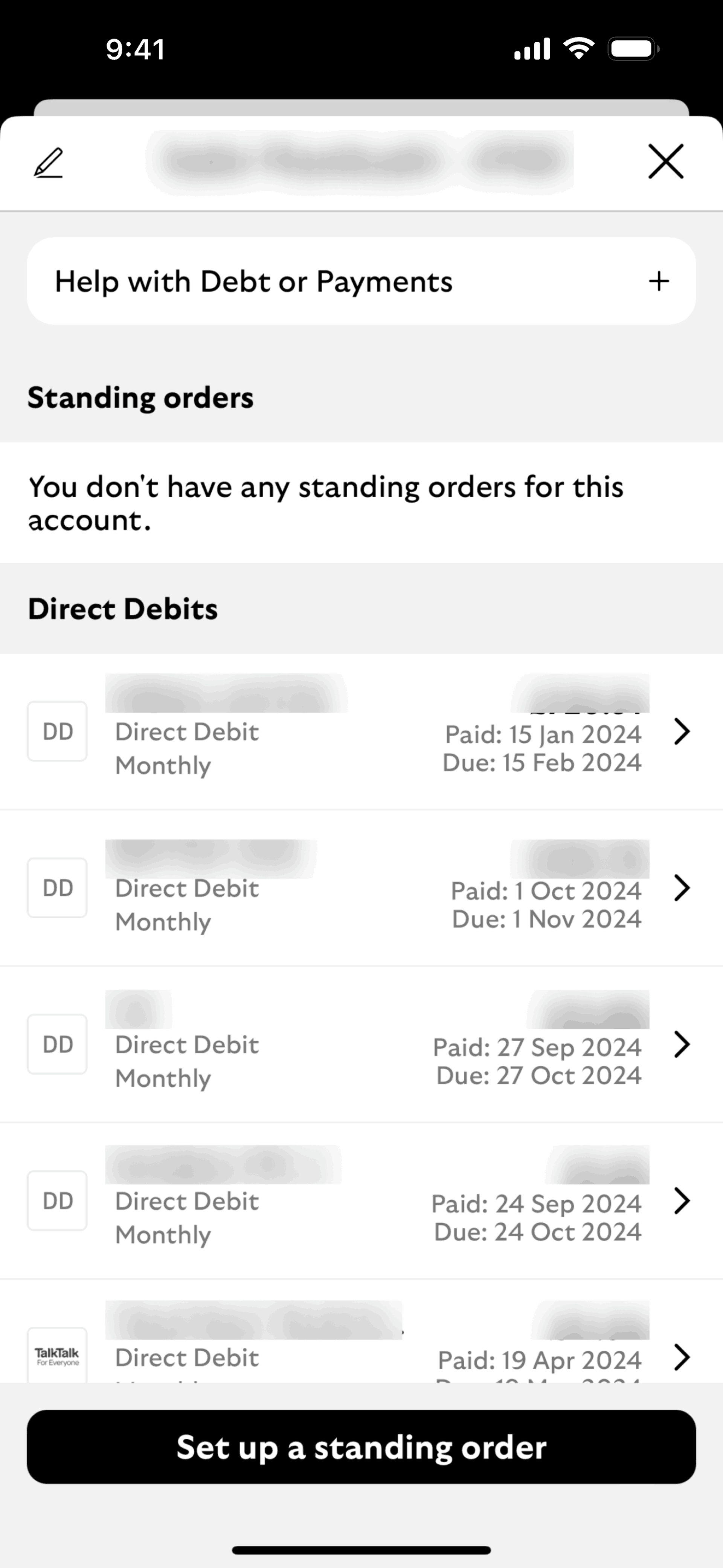 Lloyds Mobile Banking iOS Finance interface screenshot 3