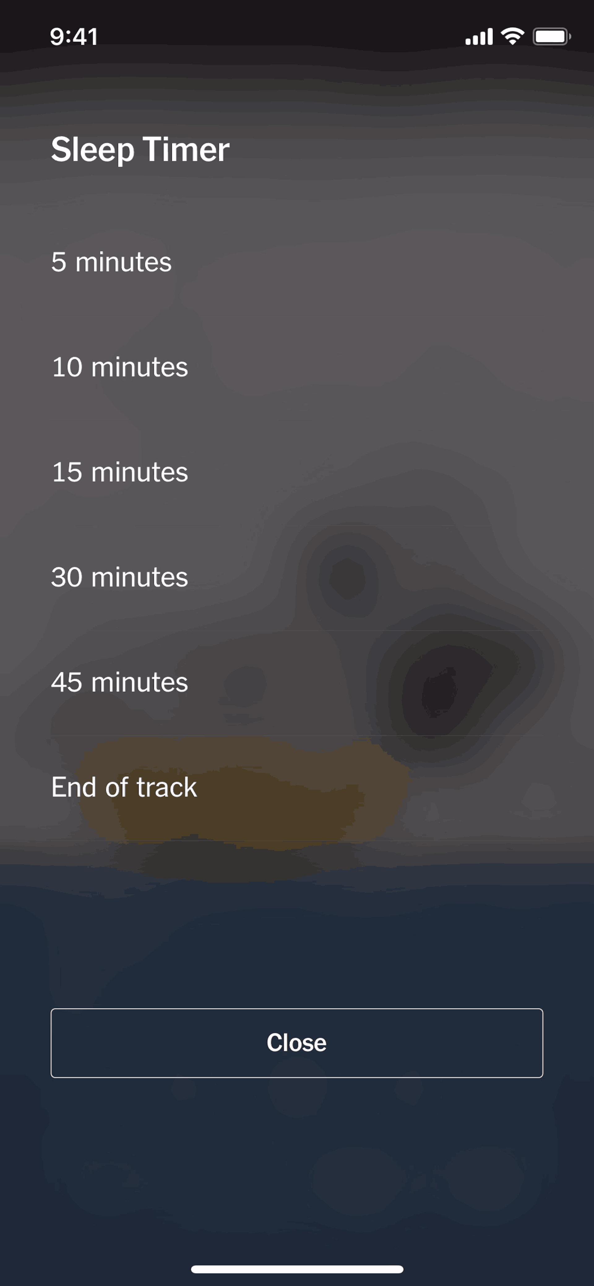 NYT Audio iOS Music & Audio interface screenshot 8