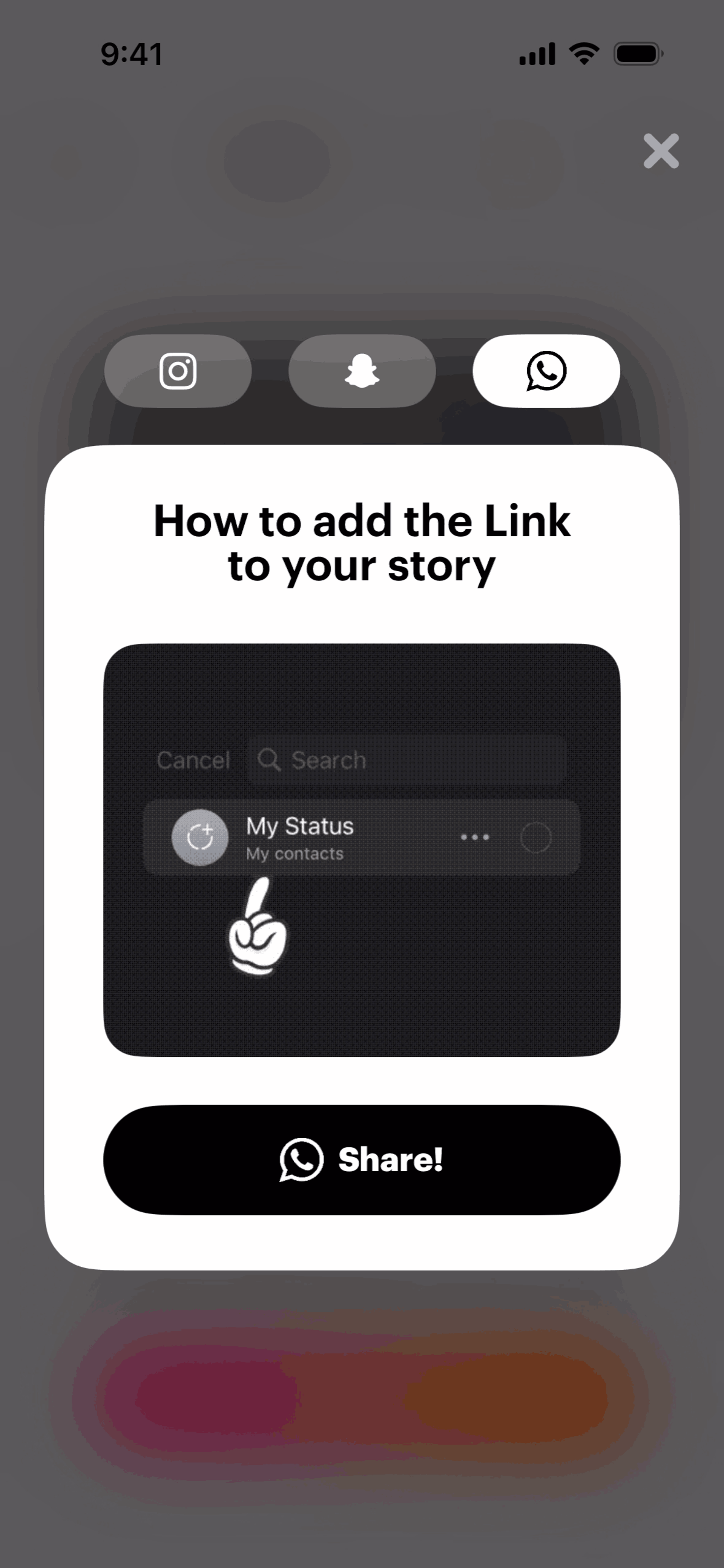 NGL iOS Lifestyle interface screenshot 14