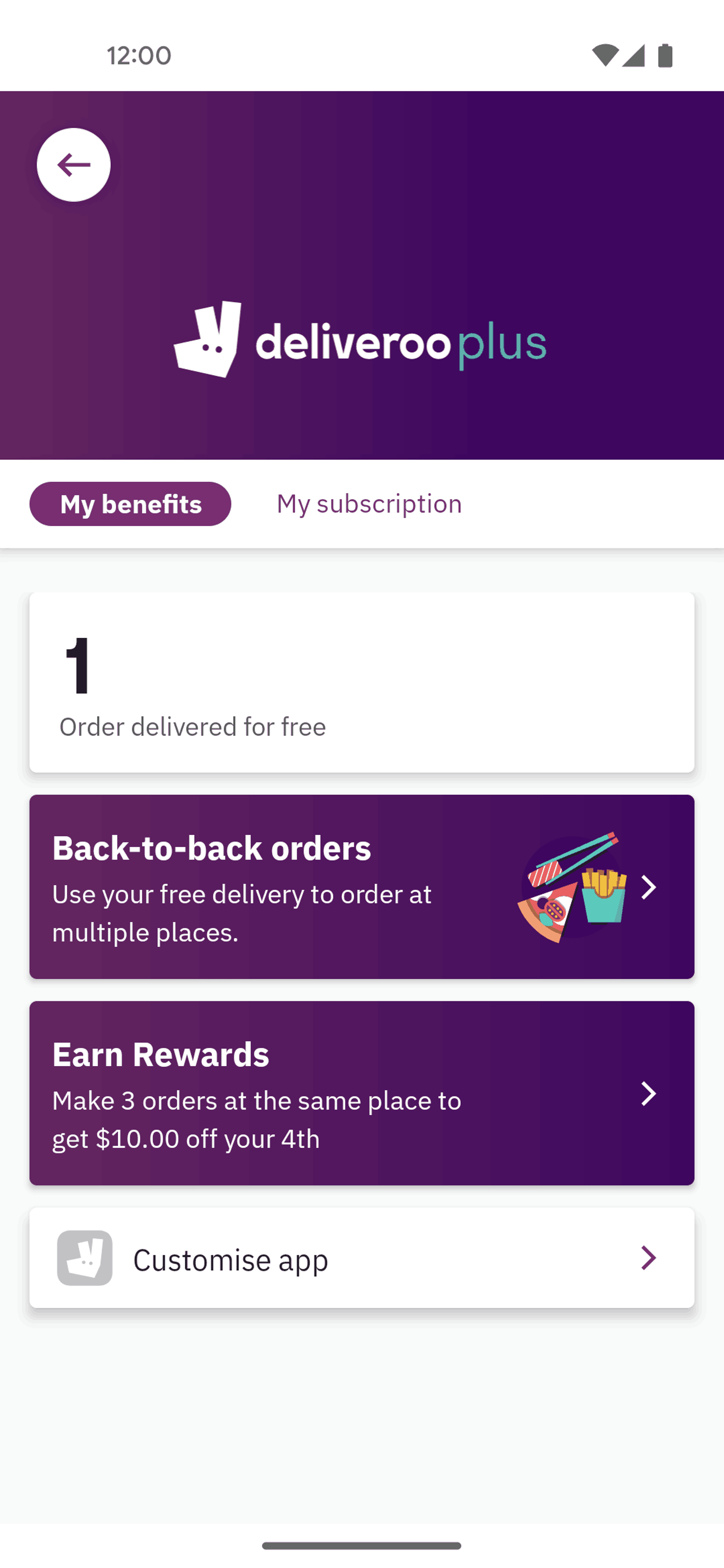 Deliveroo Android Food & Drink interface screenshot 23