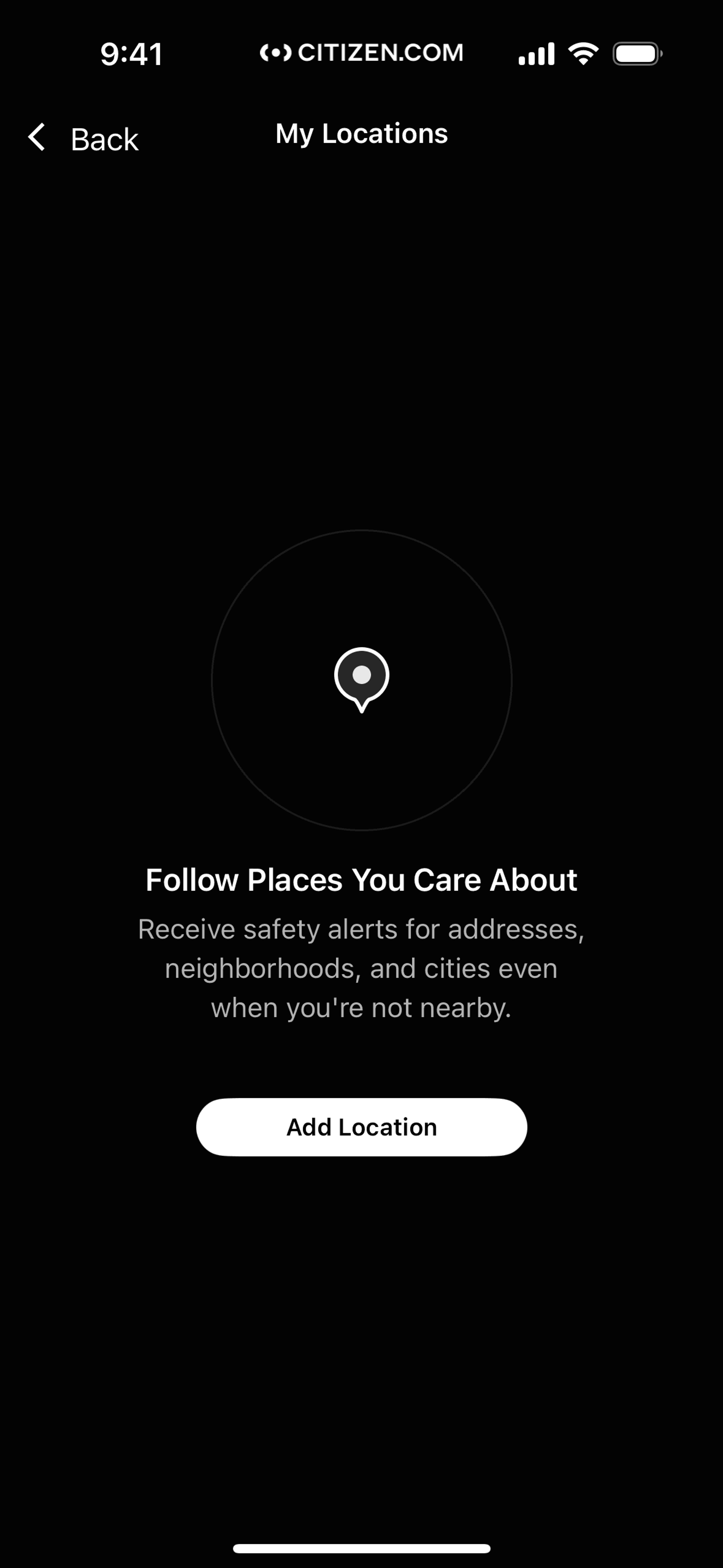 Citizen iOS News interface screenshot 22