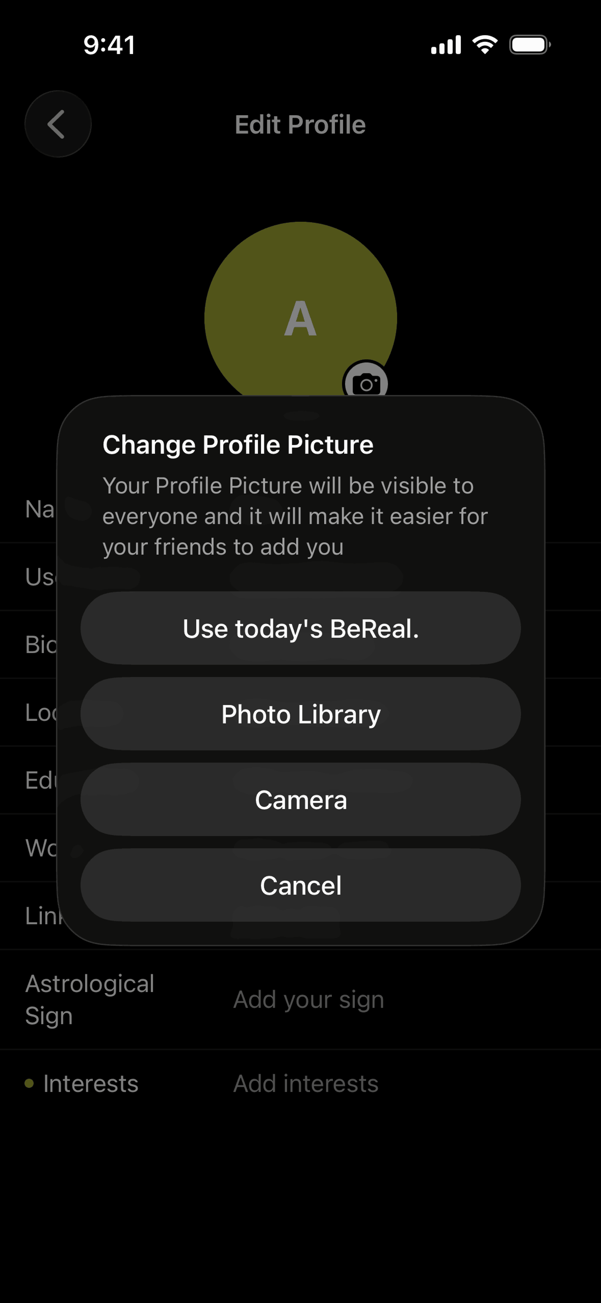 BeReal. iOS Photo & Video interface screenshot 23