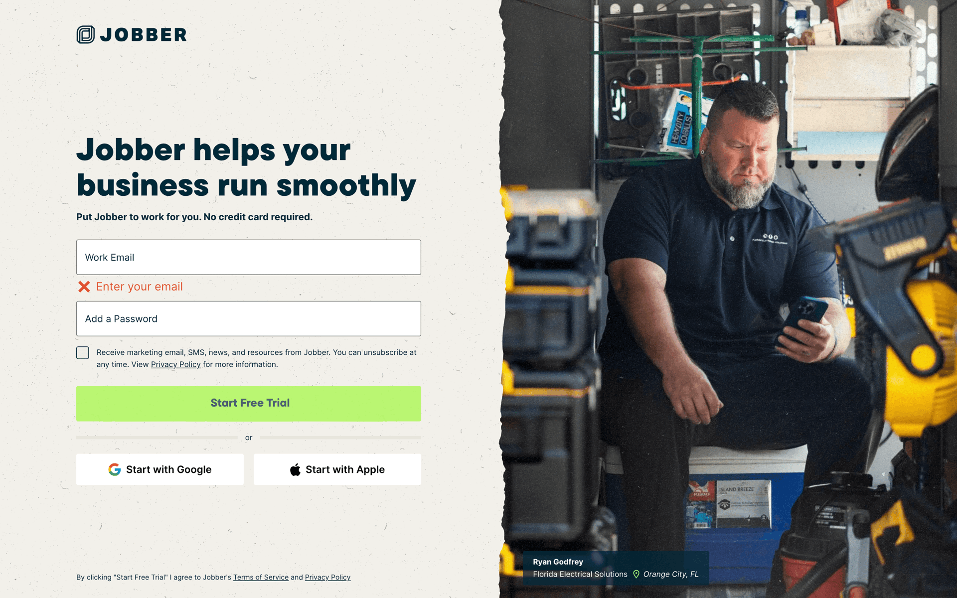 Jobber Web Business interface screenshot 3
