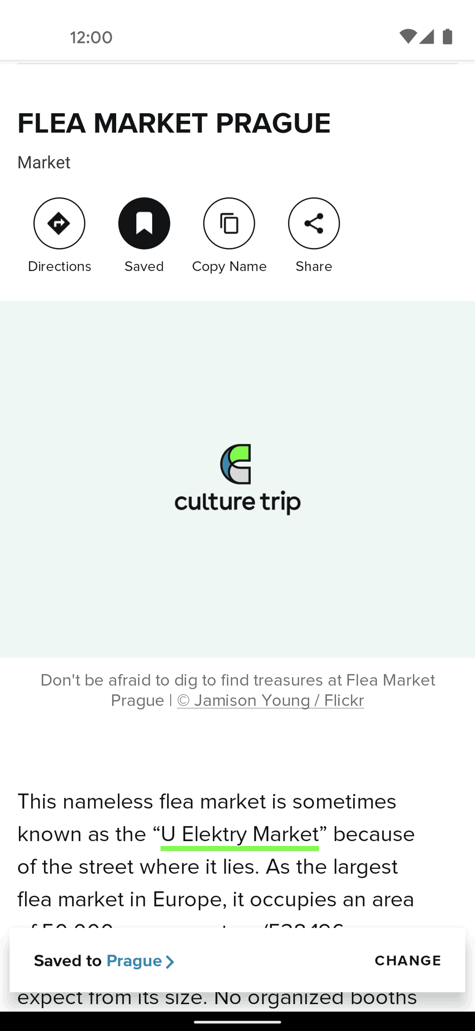 Culture Trip Android Travel & Transportation interface screenshot 12