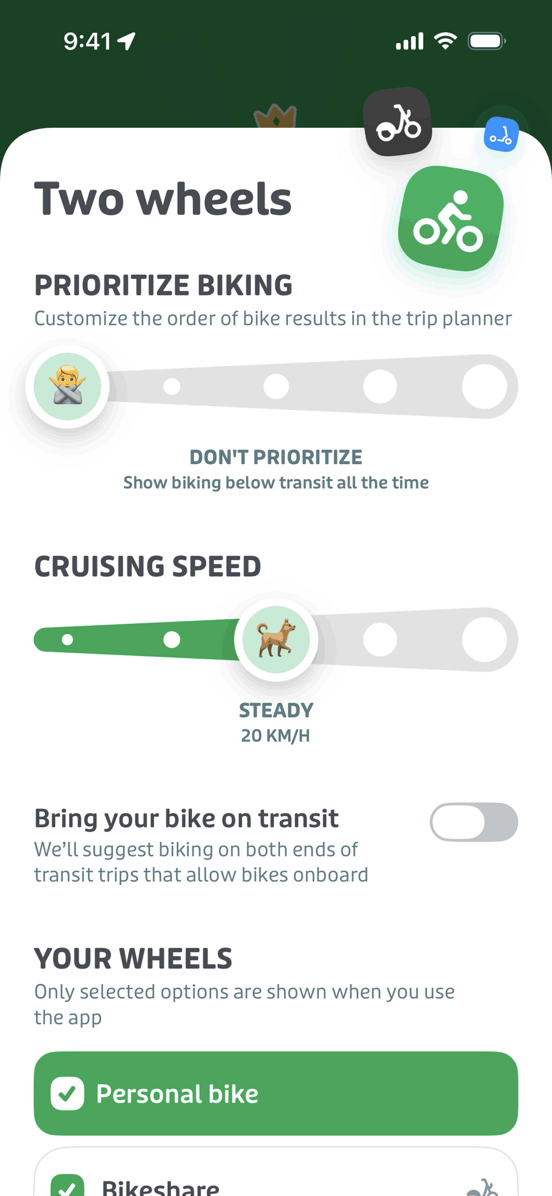 Transit iOS Maps & Navigation interface screenshot 11