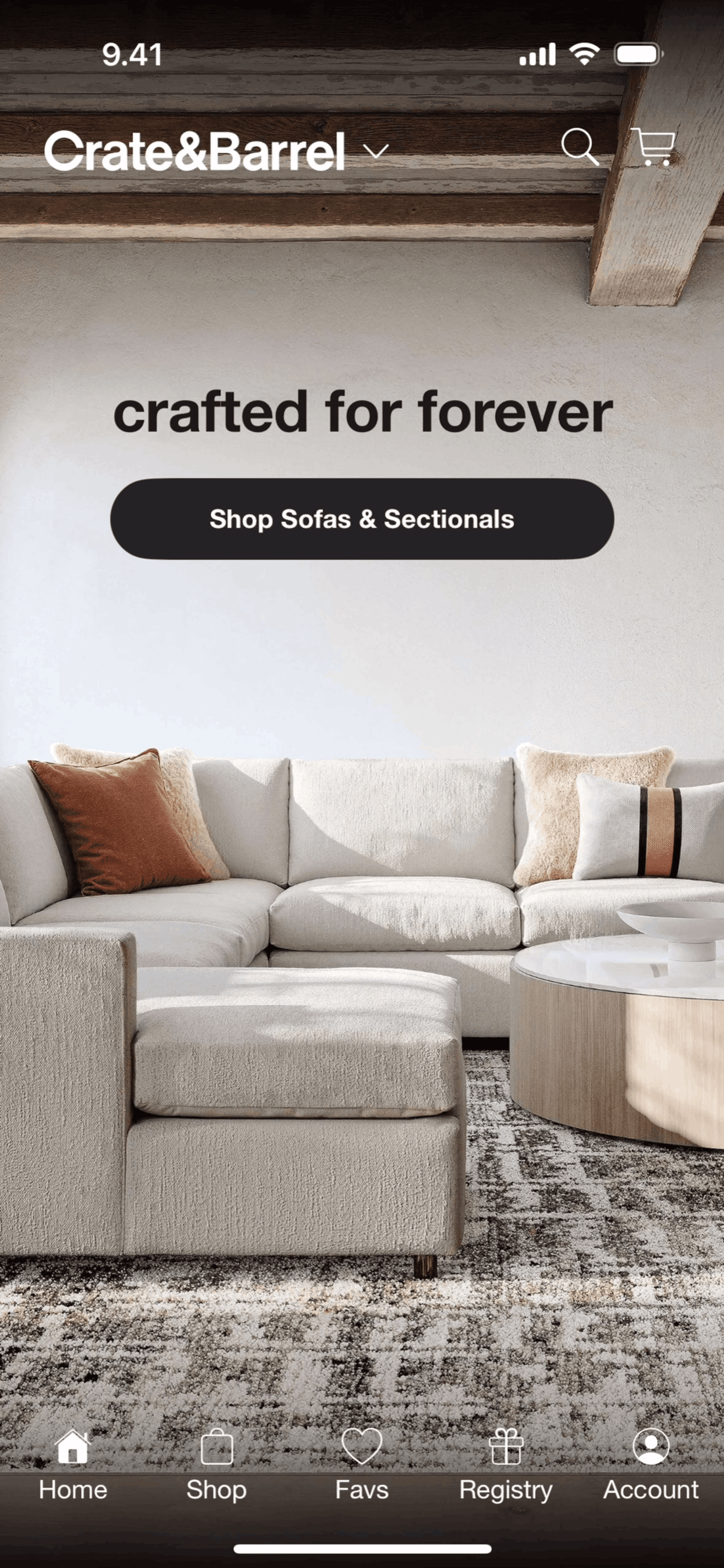 Crate & Barrel iOS Shopping interface screenshot 13