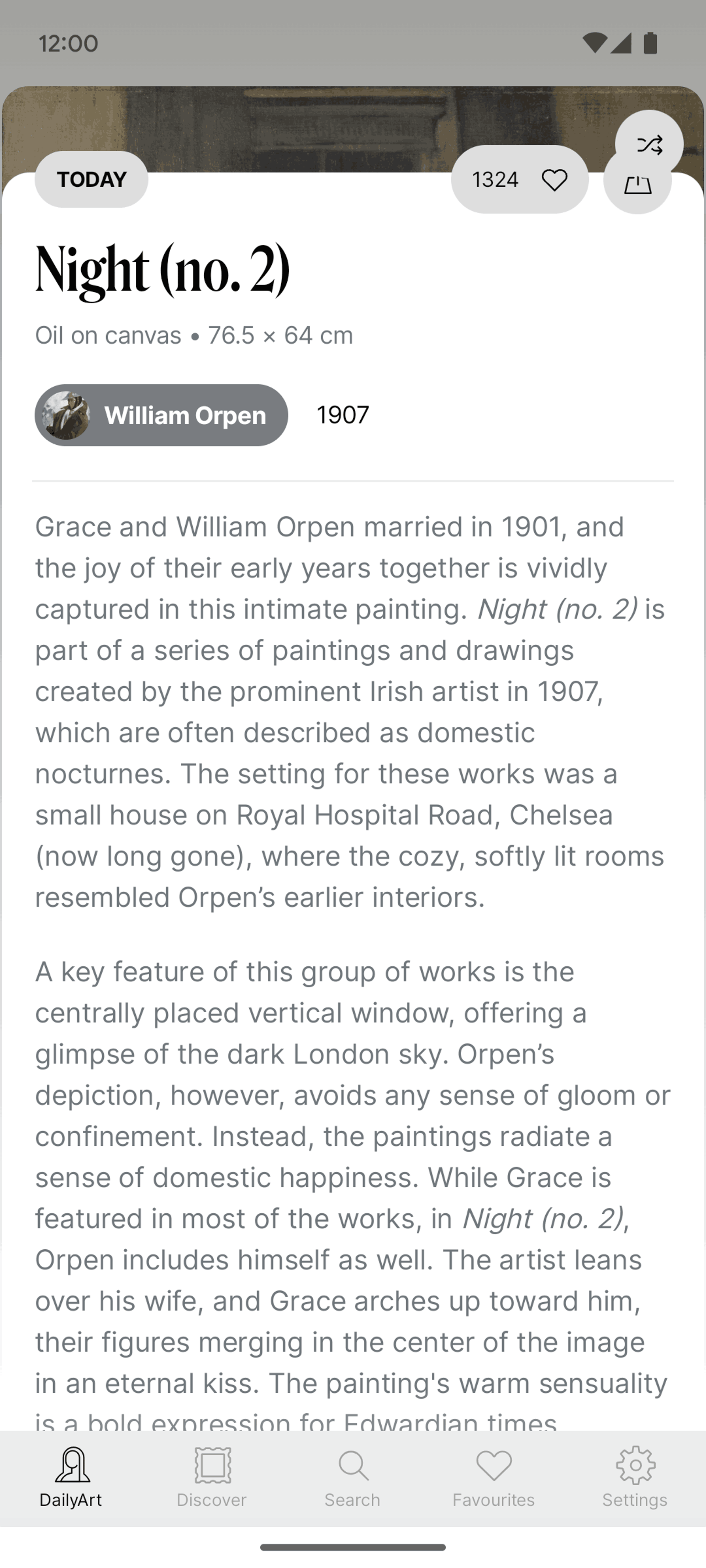 DailyArt Android Education interface screenshot 8