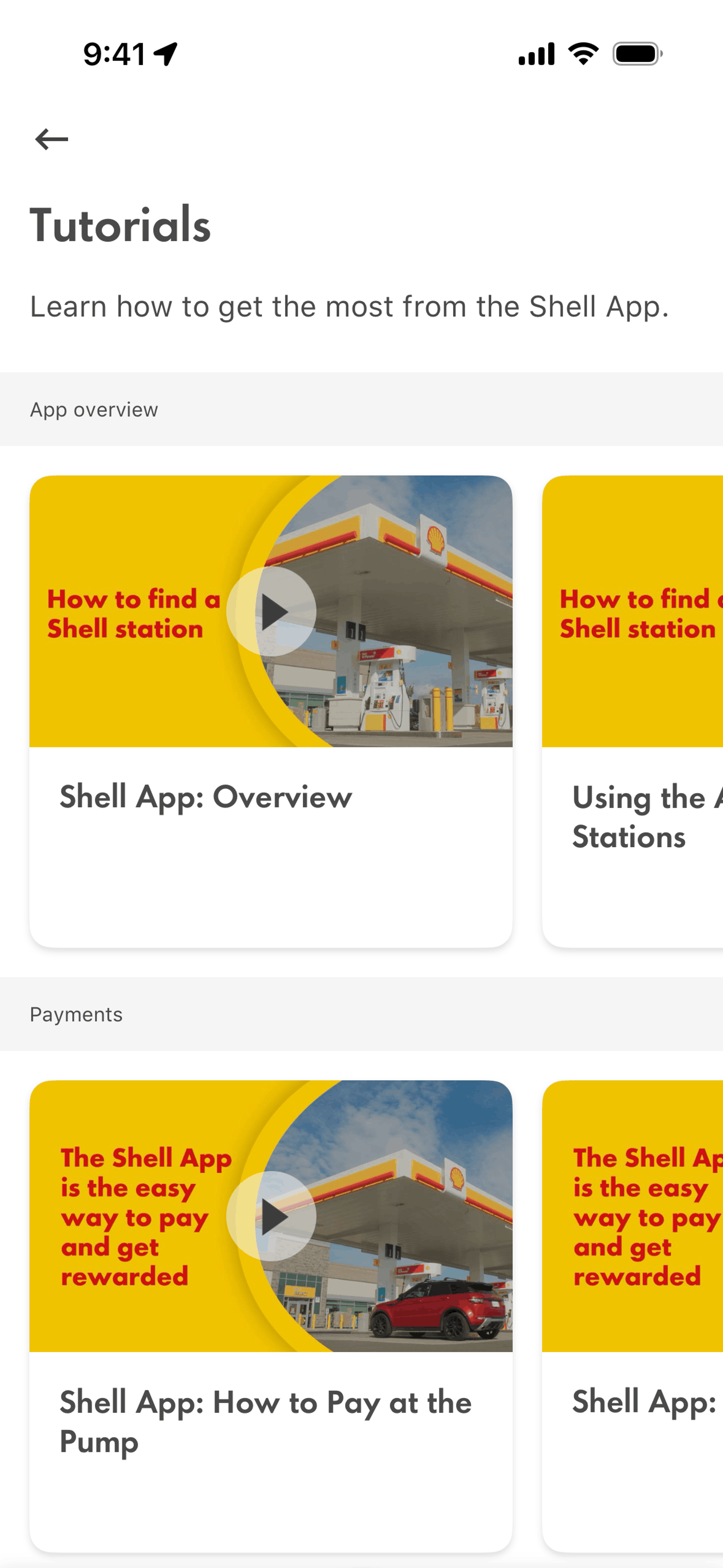 Shell iOS Maps & Navigation interface screenshot 24
