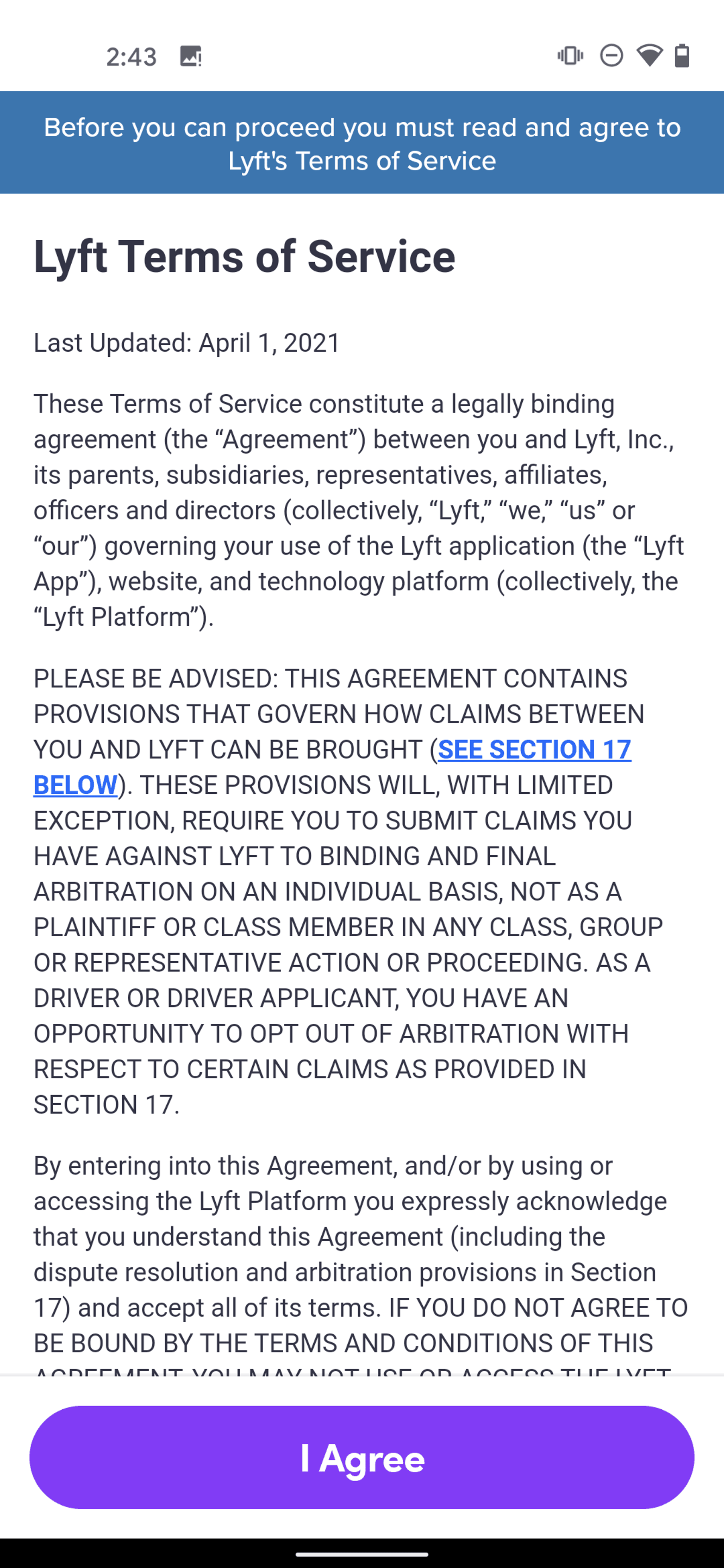Lyft Android Travel & Transportation interface screenshot 12