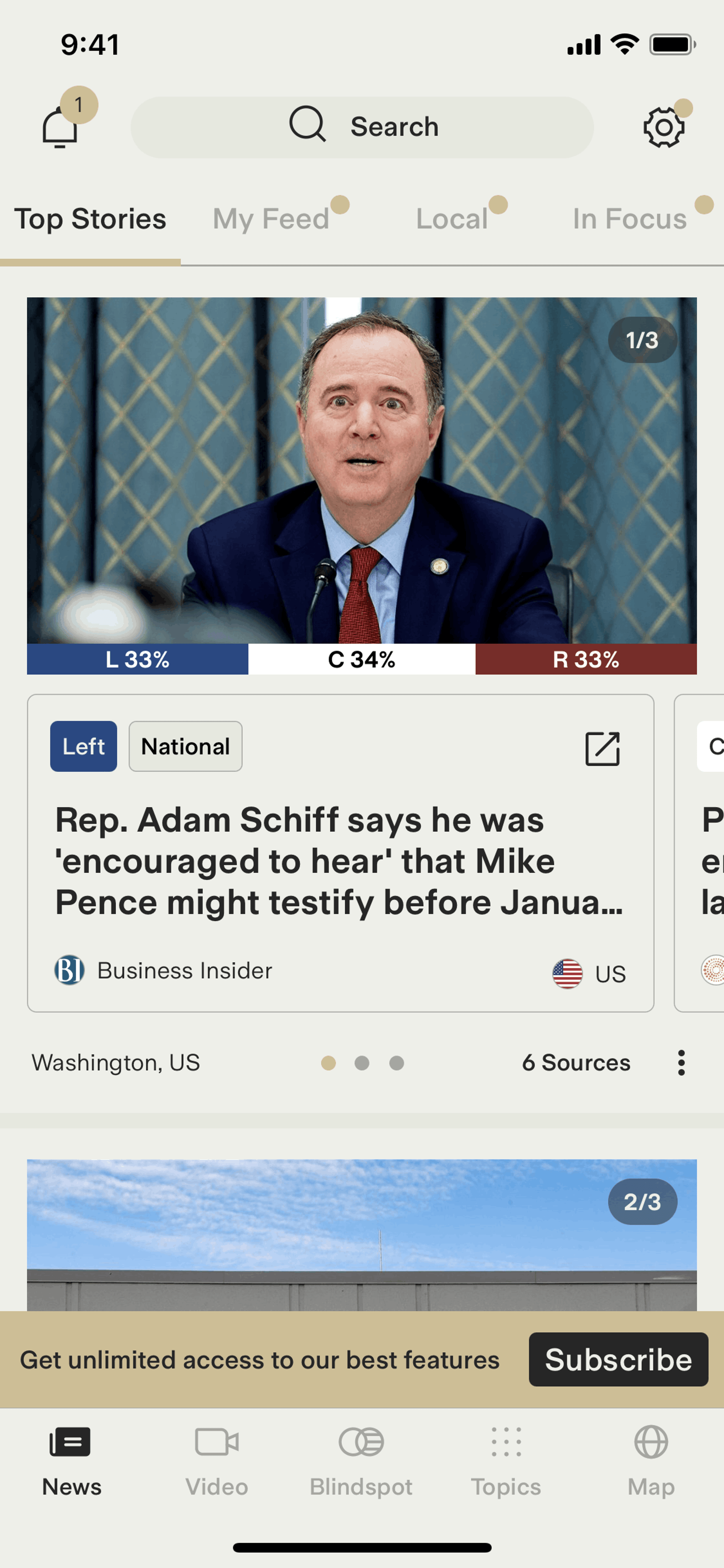 Ground News iOS News interface screenshot 15