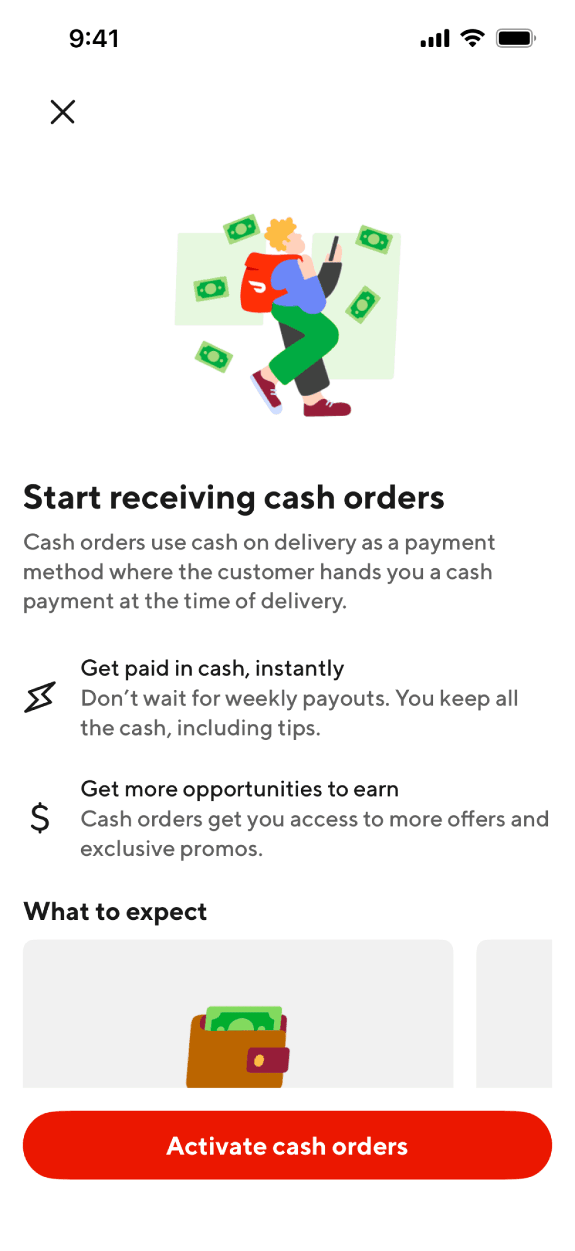 DoorDash Dasher iOS Business interface screenshot 16
