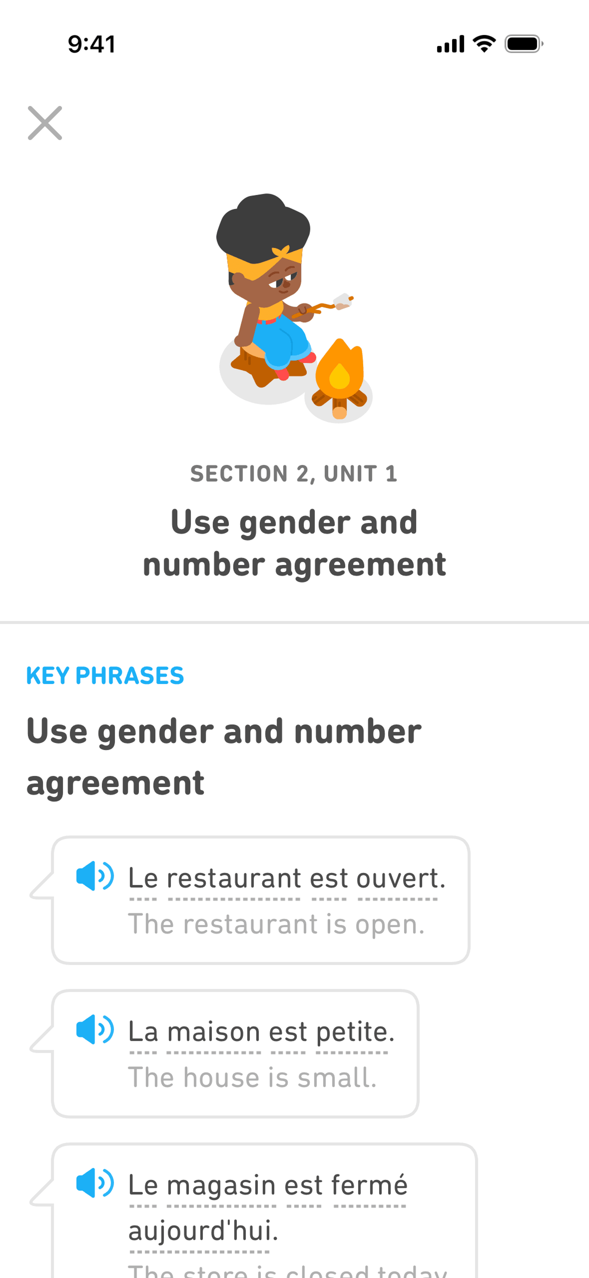 Duolingo iOS Education interface screenshot 15