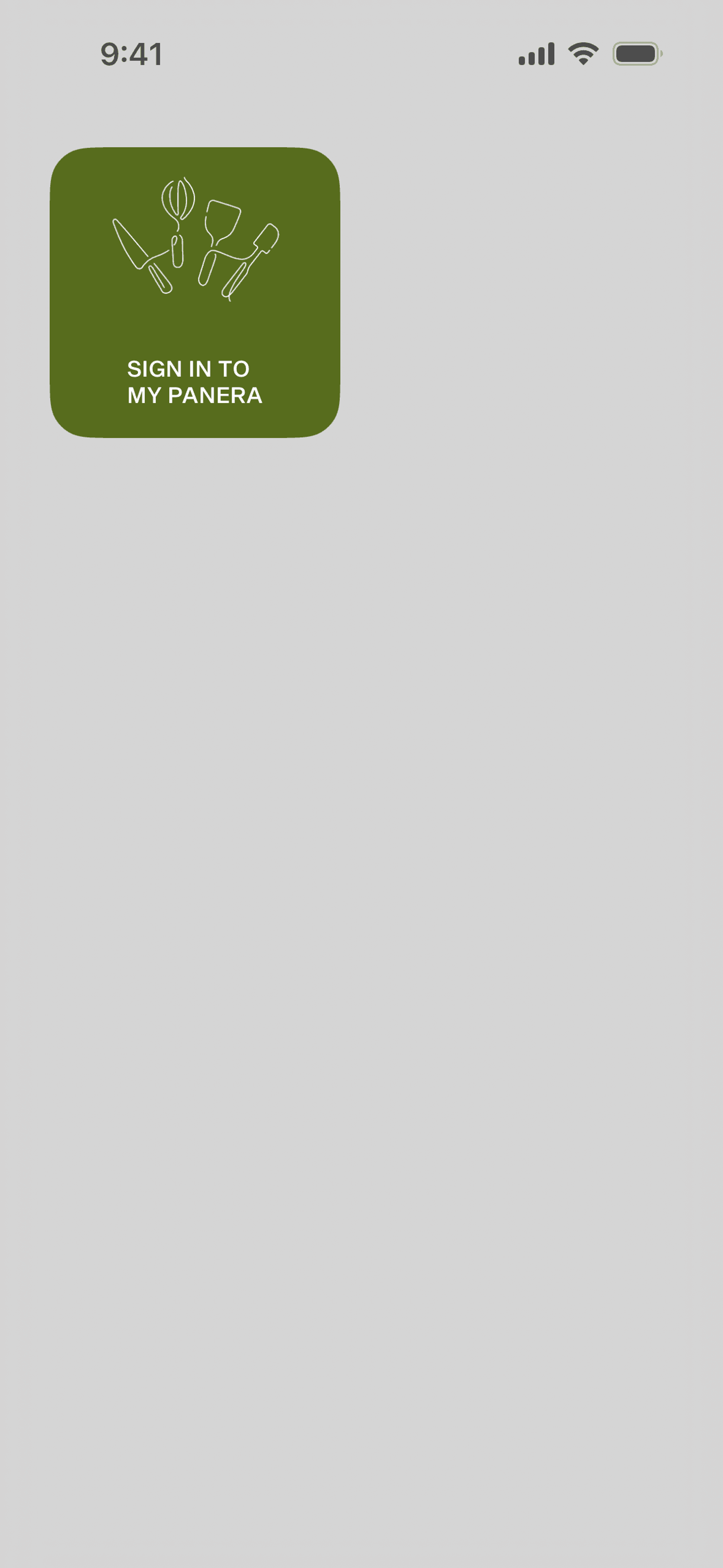 Panera Bread iOS Food & Drink interface screenshot 2