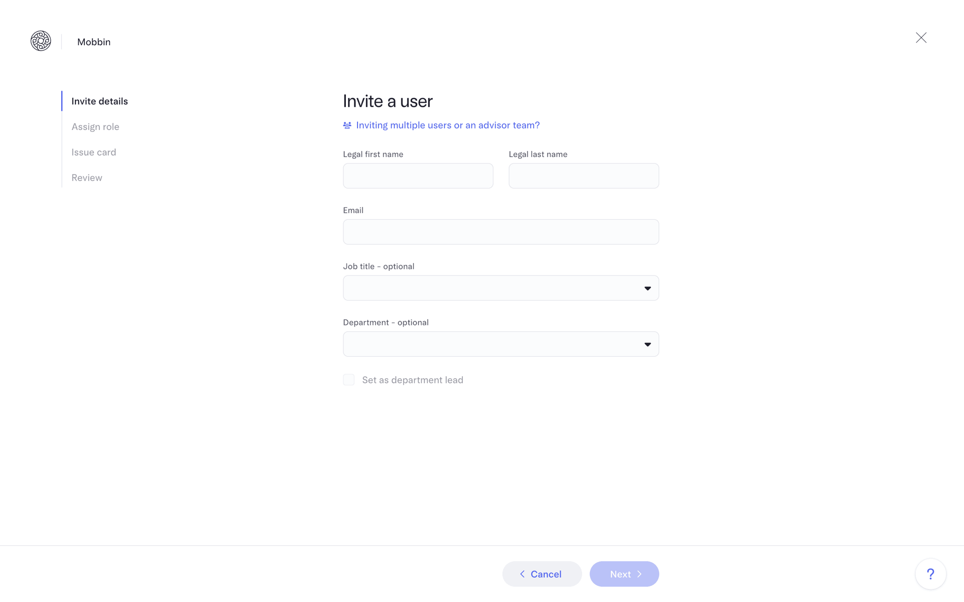 Mercury Web Finance interface screenshot 22