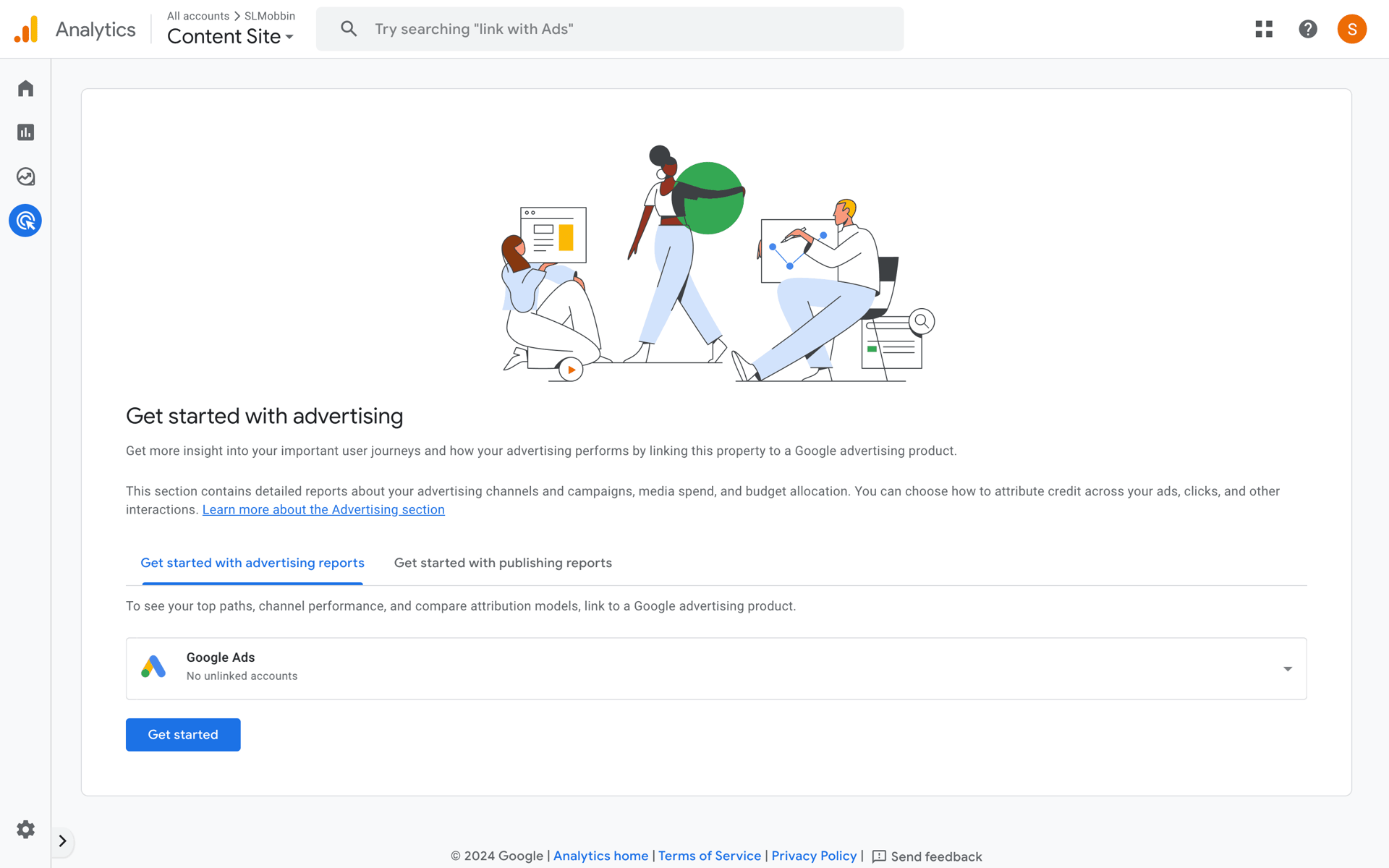 Google Analytics Web Business interface screenshot 17