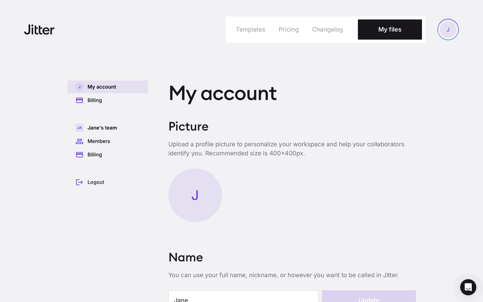 Jitter Web Graphics & Design interface screenshot 16