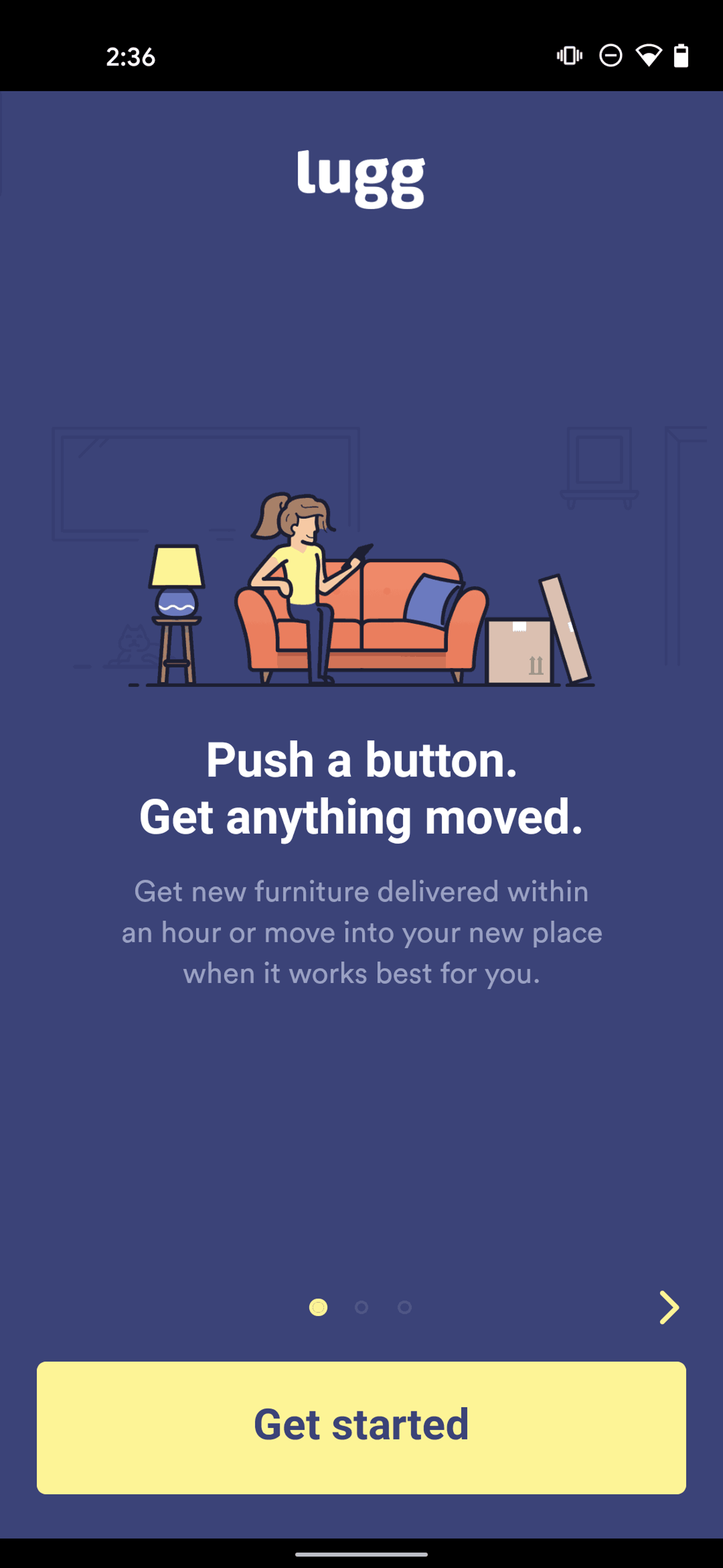 Lugg Android Lifestyle interface screenshot 2