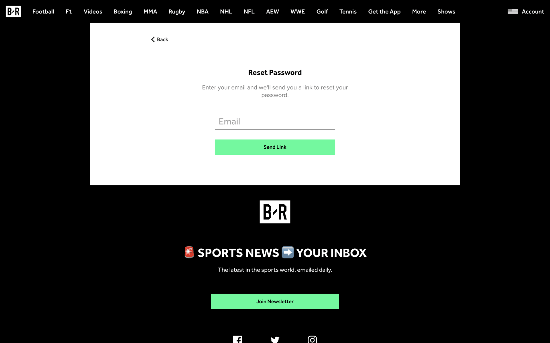 Bleacher Report Web Sports interface screenshot 17