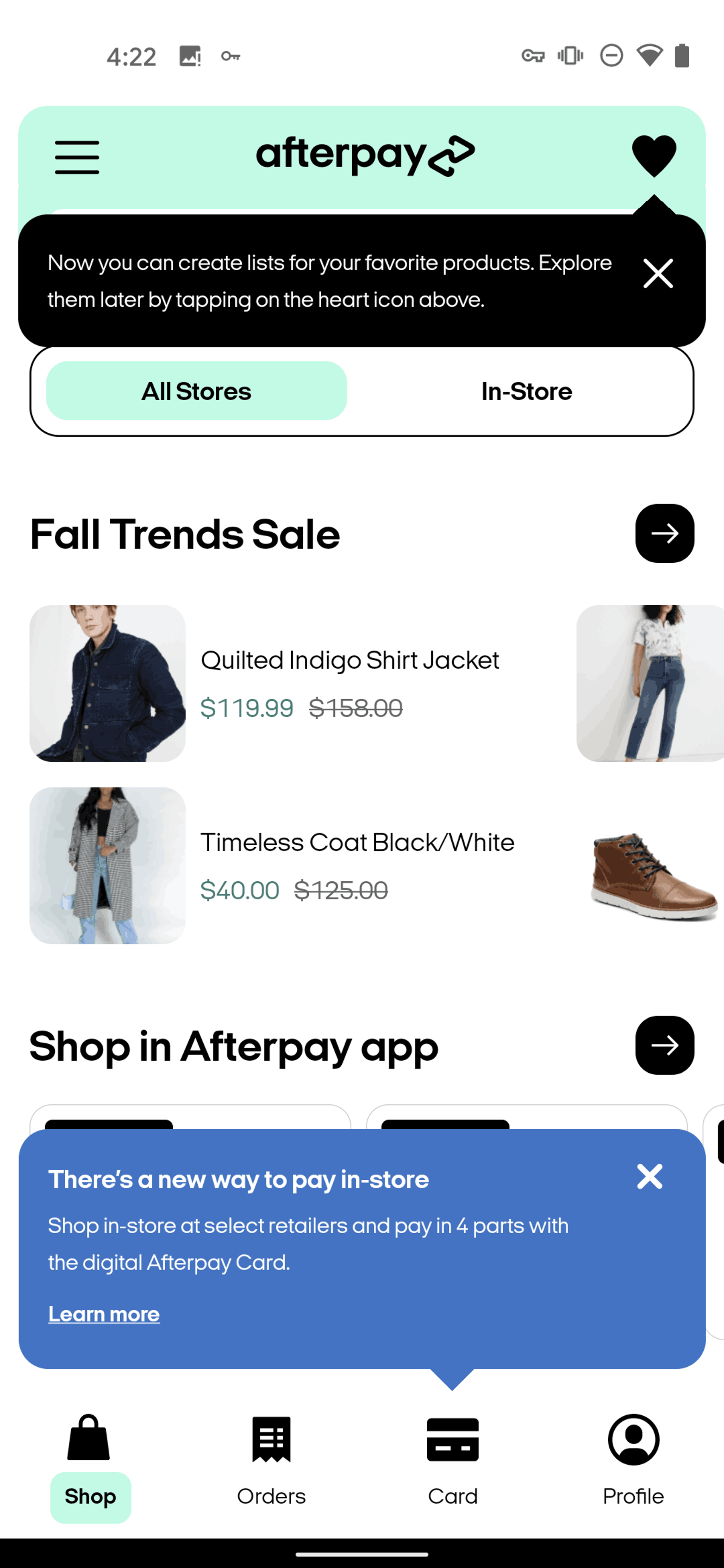 Afterpay Android Shopping interface screenshot 15