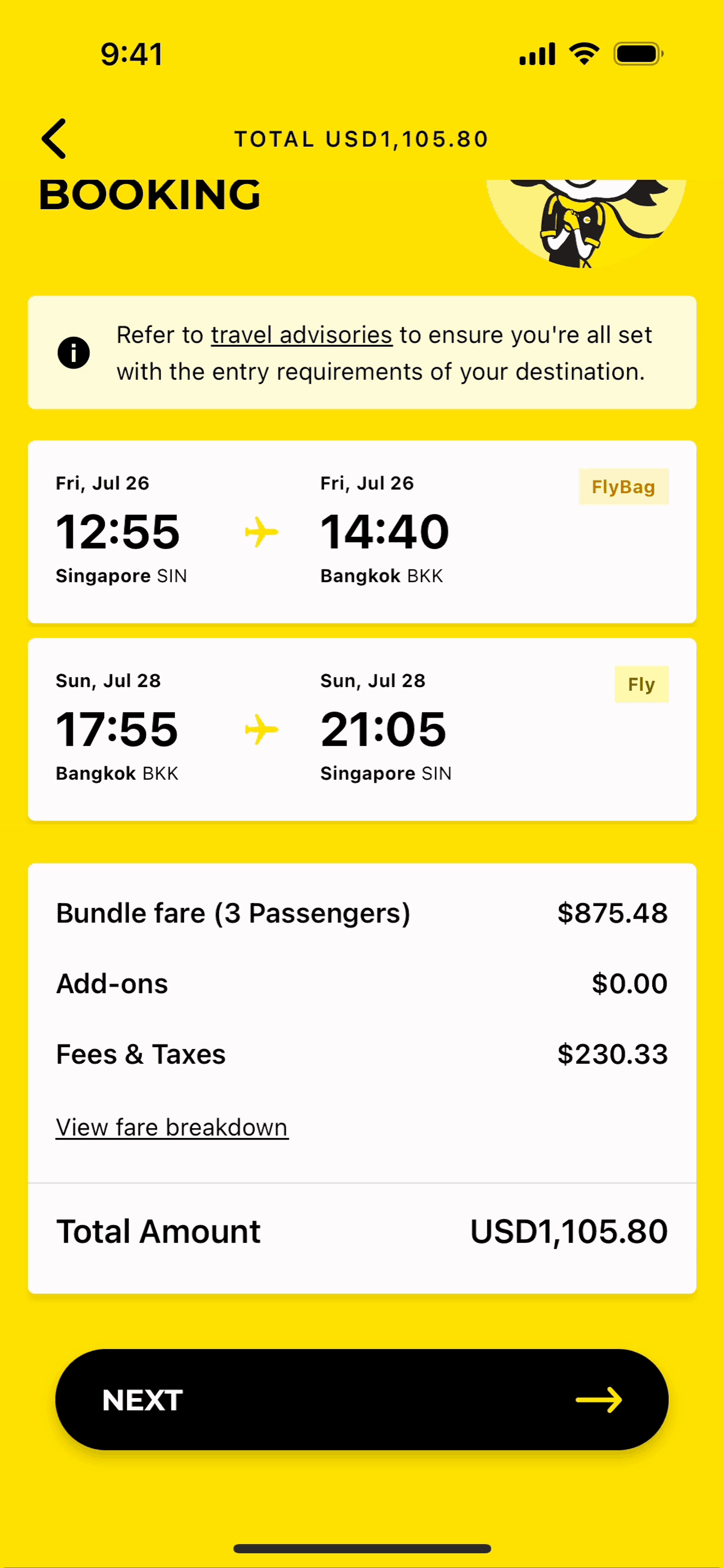 Scoot iOS Travel & Transportation interface screenshot 23