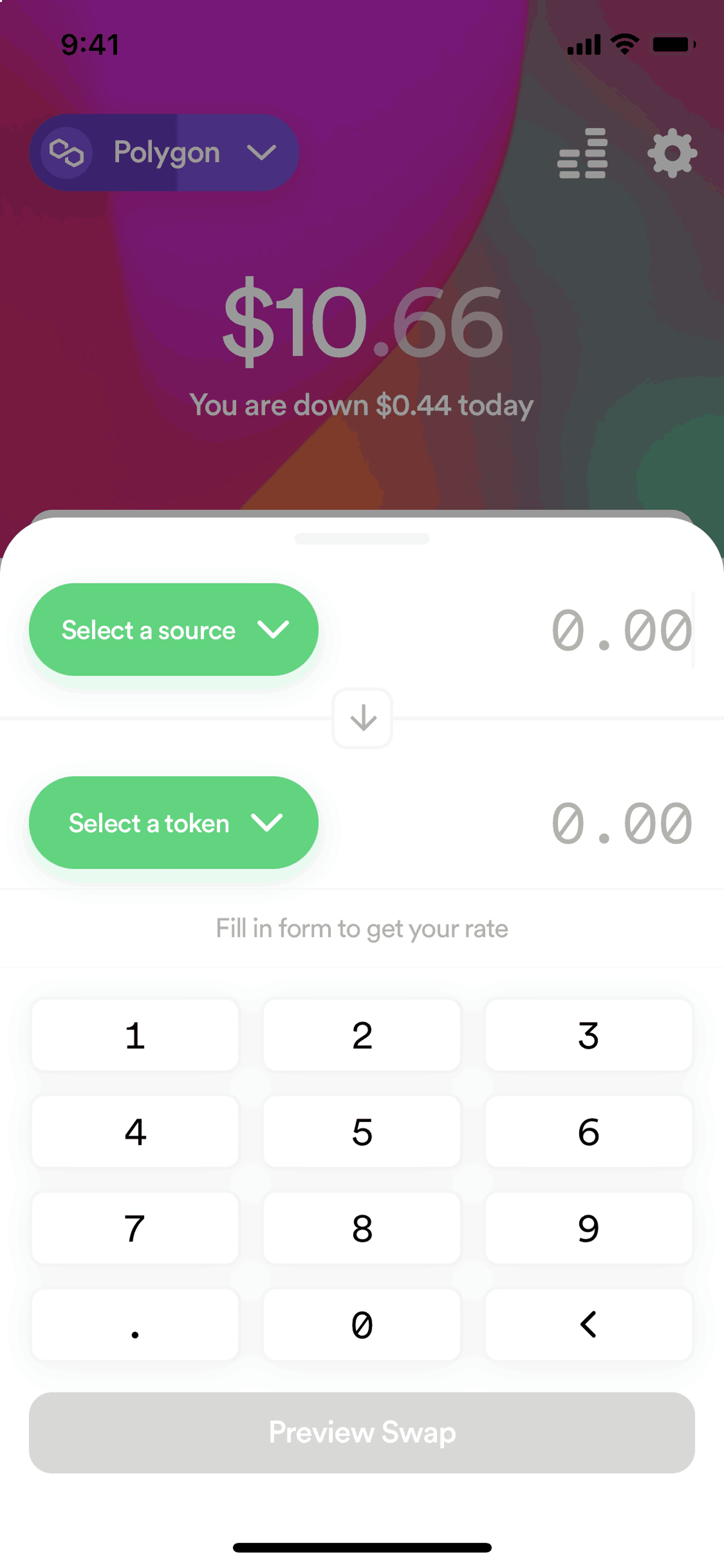 Dharma iOS Finance interface screenshot 7