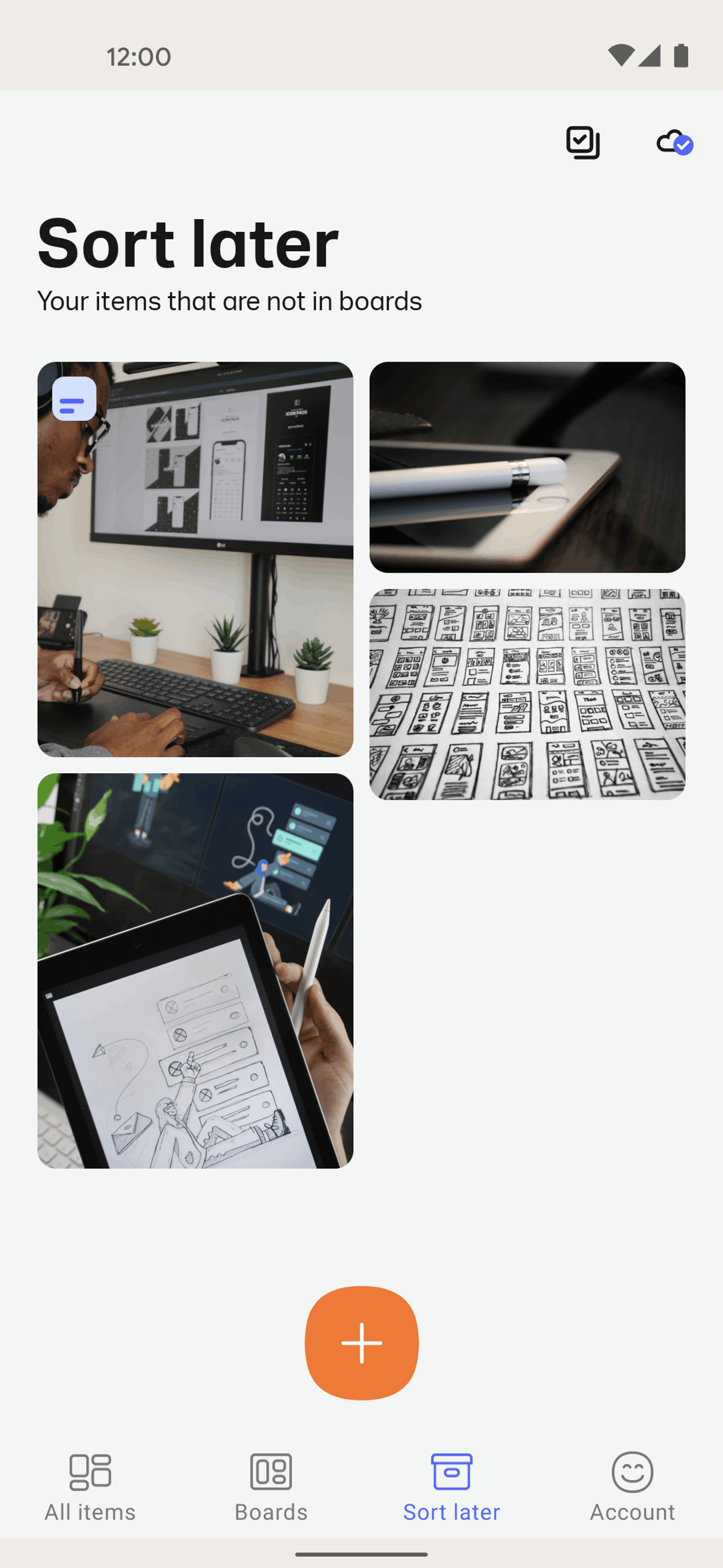Collect Android Productivity interface screenshot 3