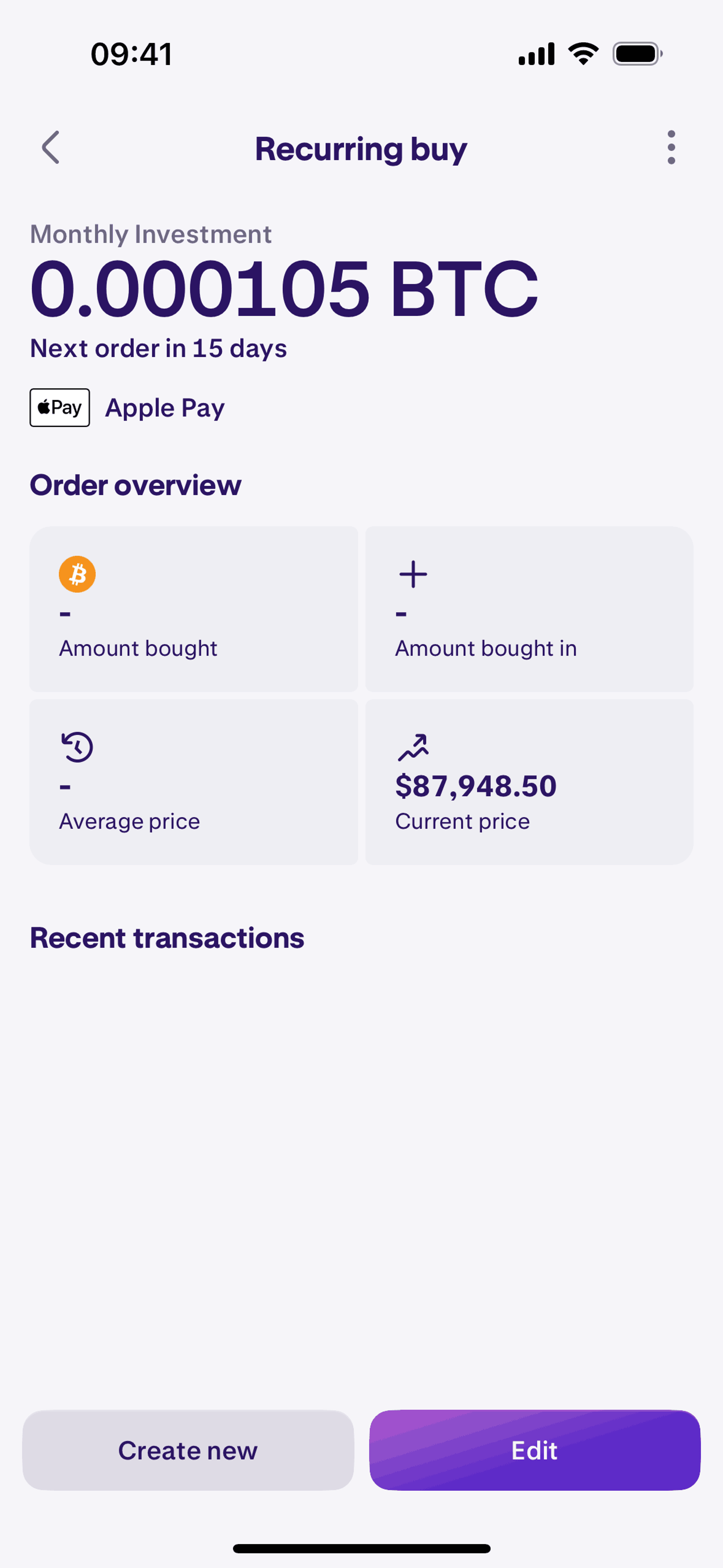 Kraken iOS Finance interface screenshot 19