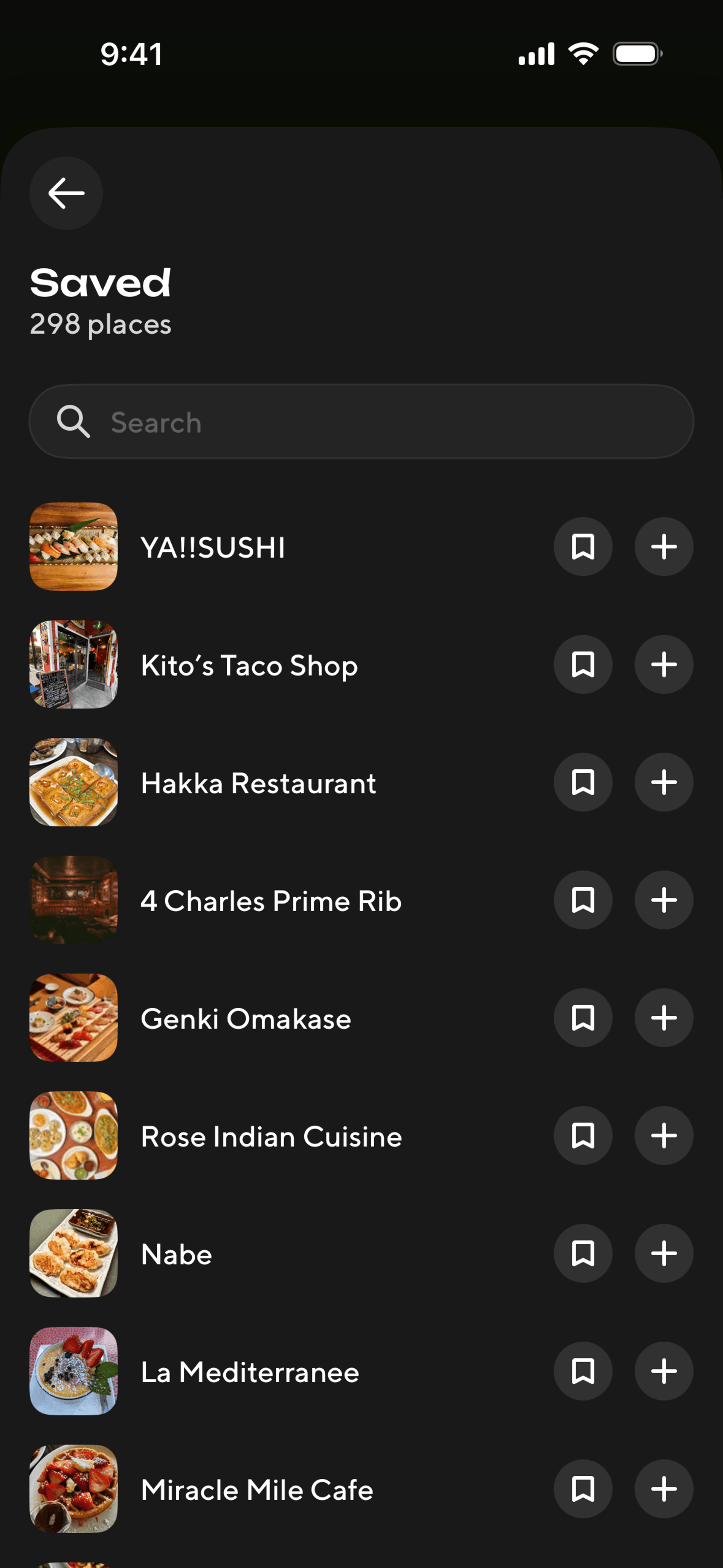 Zesty iOS Food & Drink interface screenshot 13