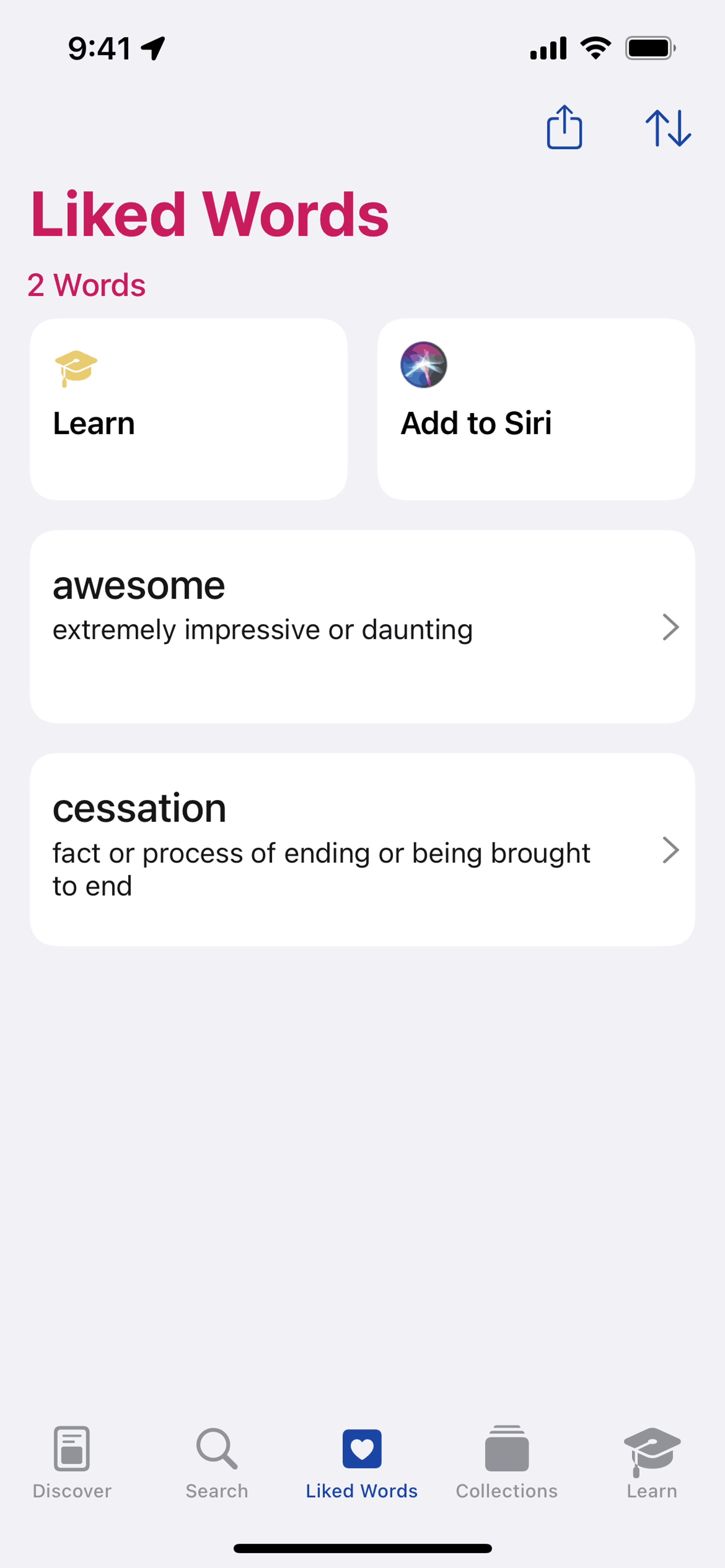LookUp iOS Reference interface screenshot 13