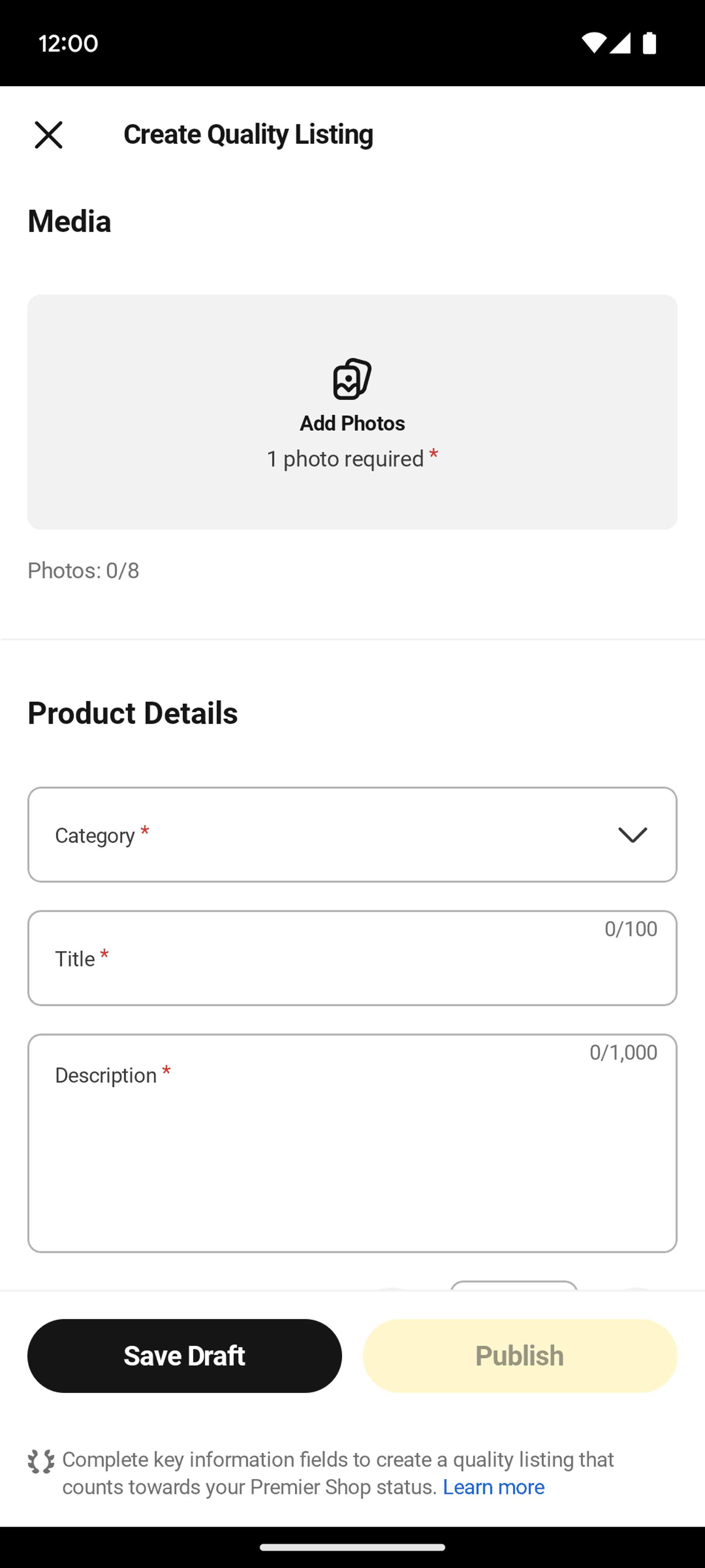 Whatnot Android Shopping interface screenshot 13